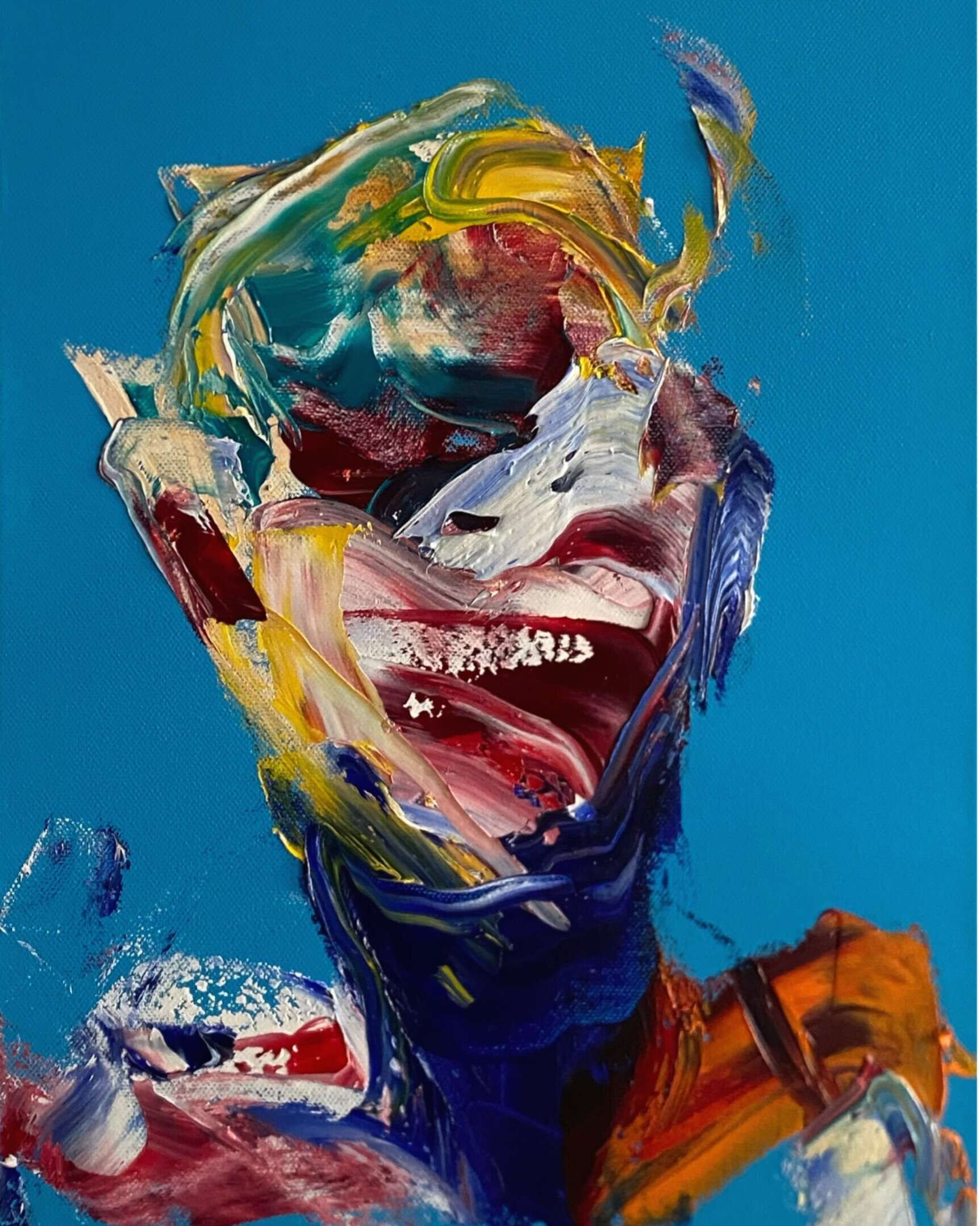 Portrait Blau 2 - Leonel Perez 1