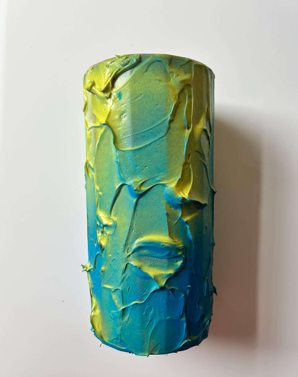 Vase - Gelb Blau (Studie) - Leonel Perez 1