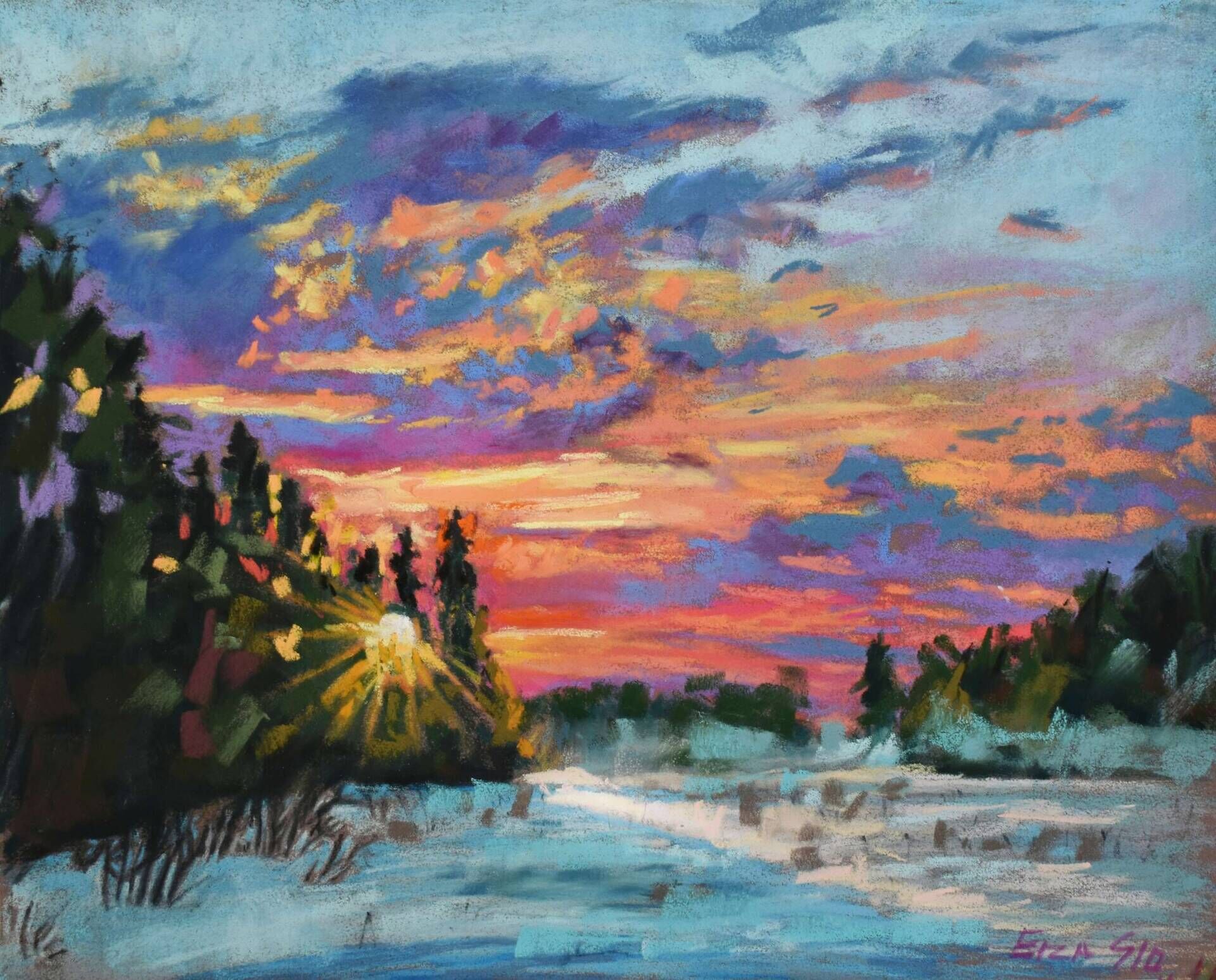 Farben des Winters - Elza Slo 1