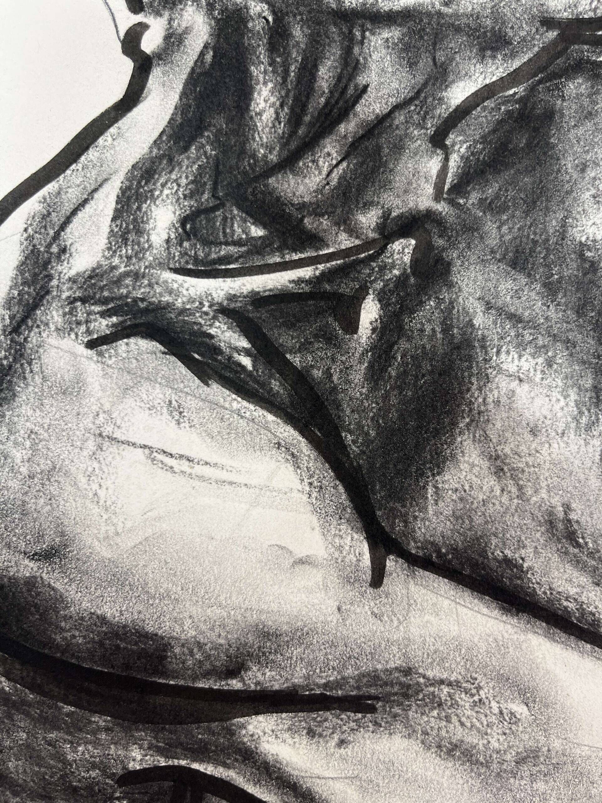 Männerakt mit erhobenem Arm - Leon Tho Barwig 3