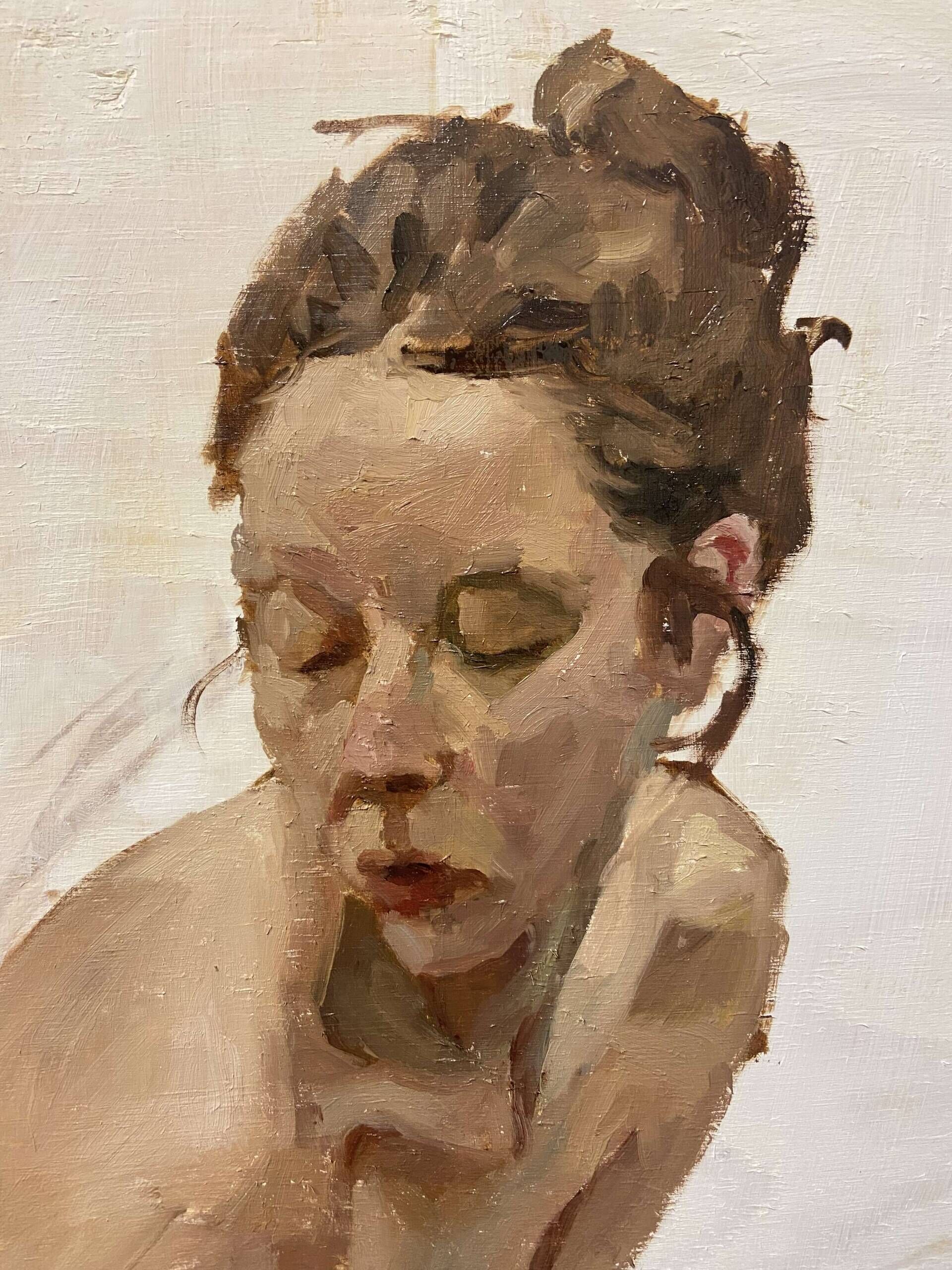 Elisa auf rotem Stuhl  - Lilli Geyer 2