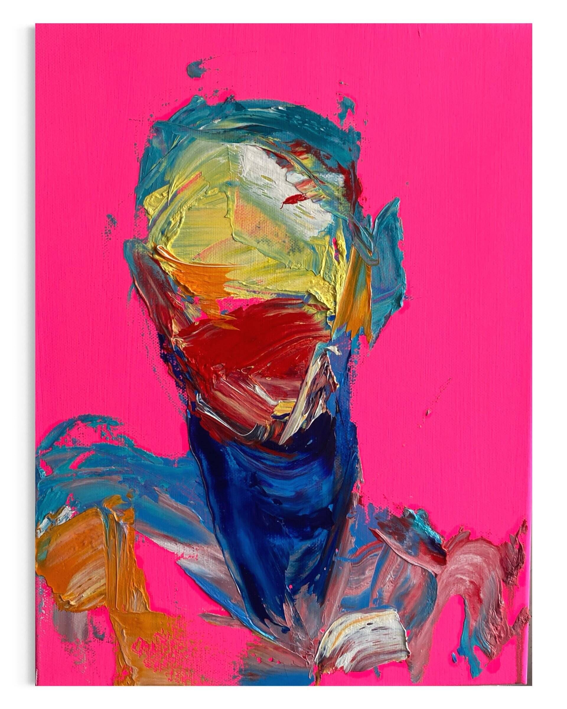Selbstportrait Pink IV - Leonel Perez 1