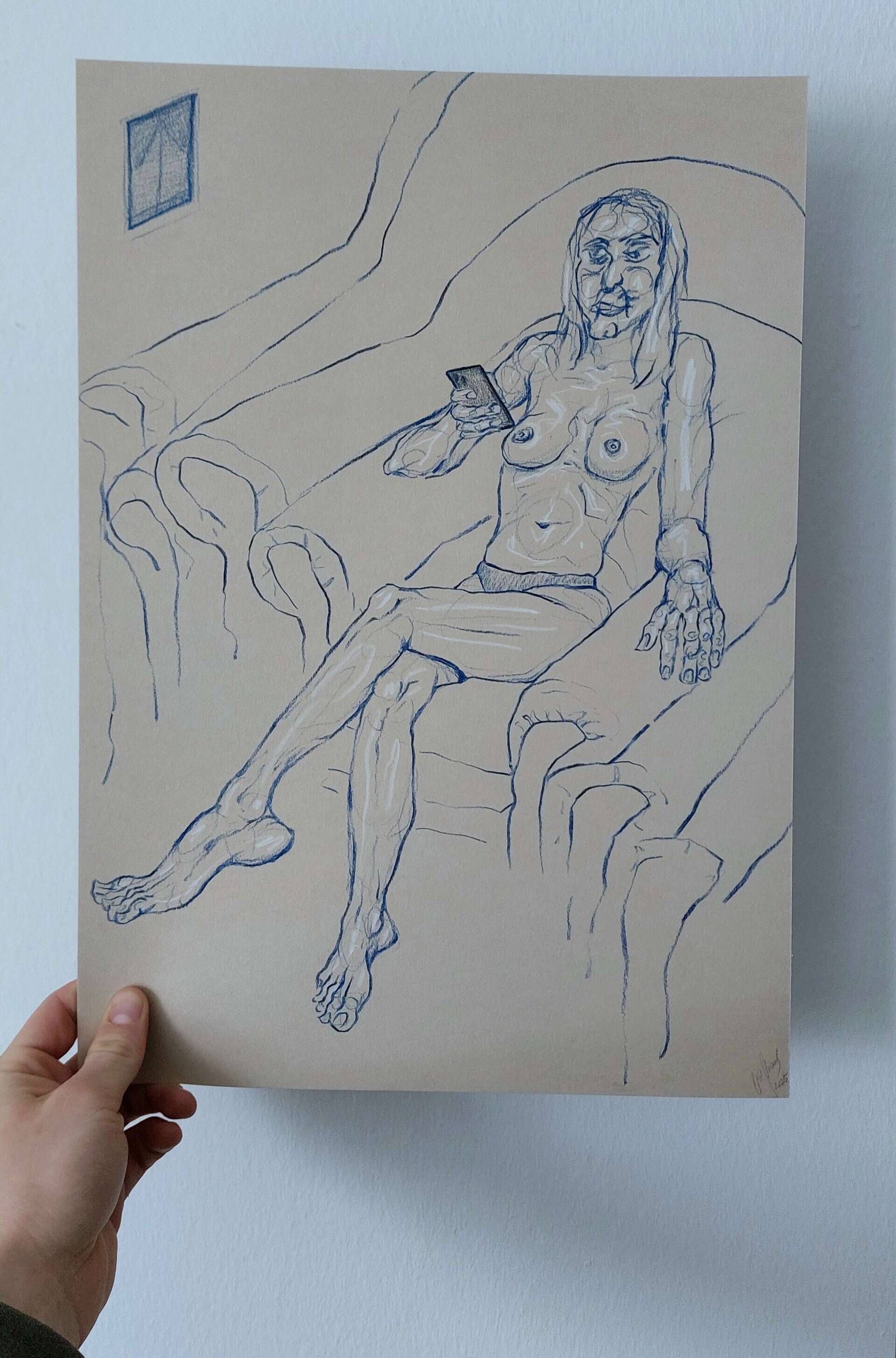 Weiblicher Akt am Samstagabend - Alexander Straub 2