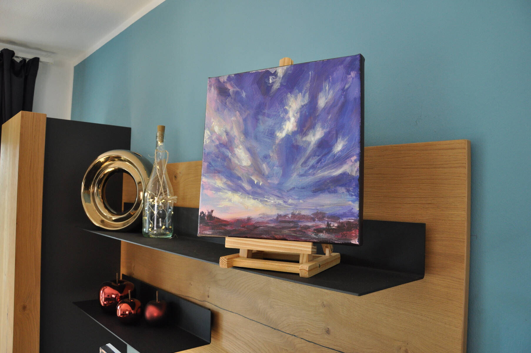 Wolkenaufbruch Violett I