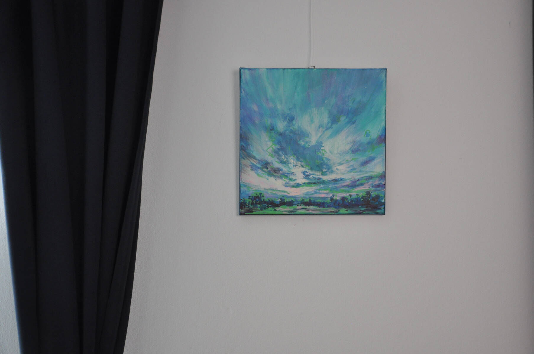 Wolkenlandschaft Cyan