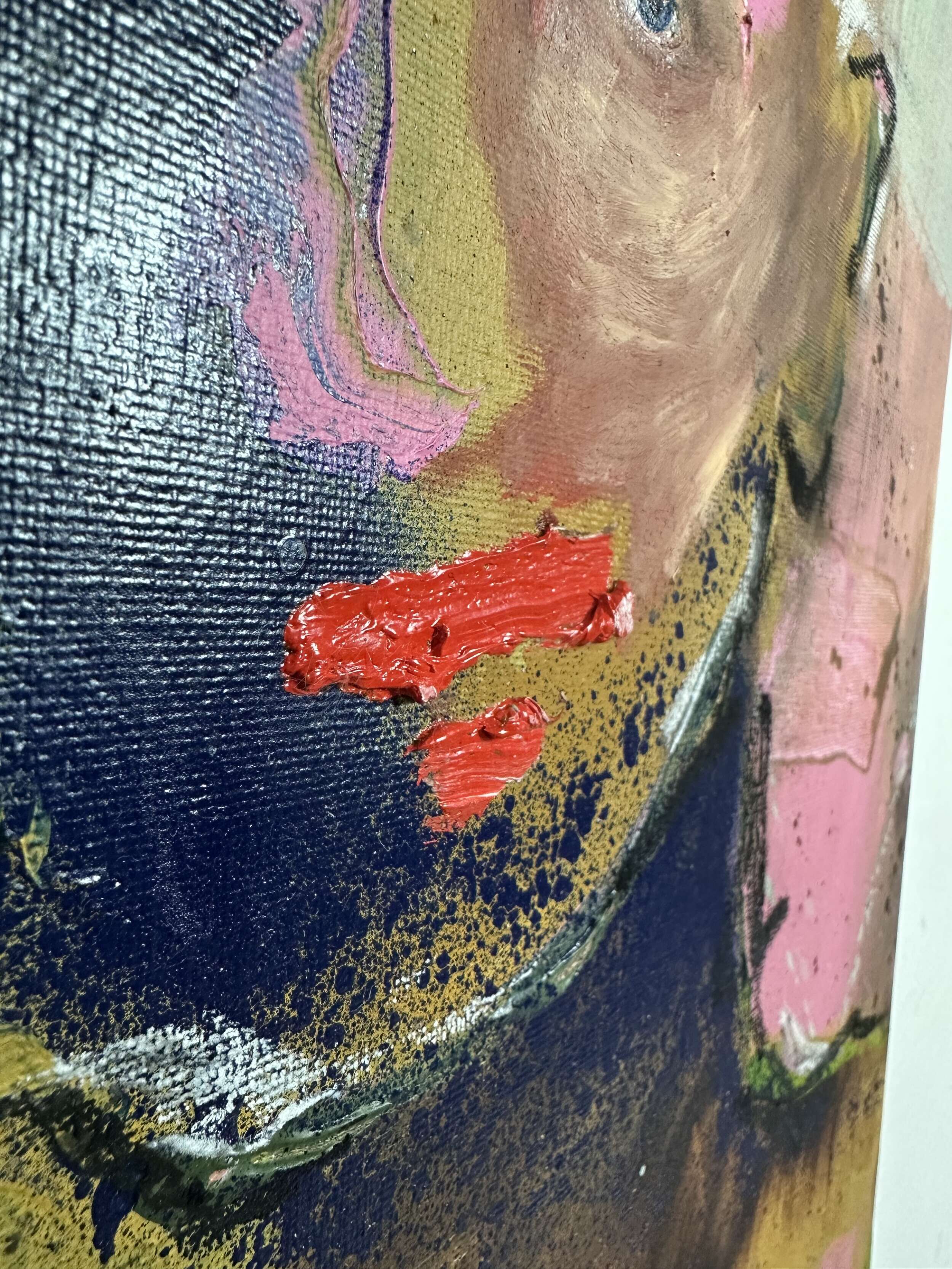 abstract portrait with red lips - Martin Collmann 2