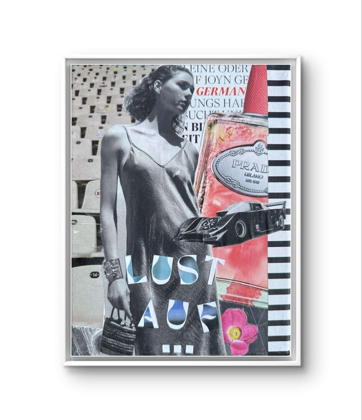 GEDANKENLOS GIRL Collage - Sybille Stein 3