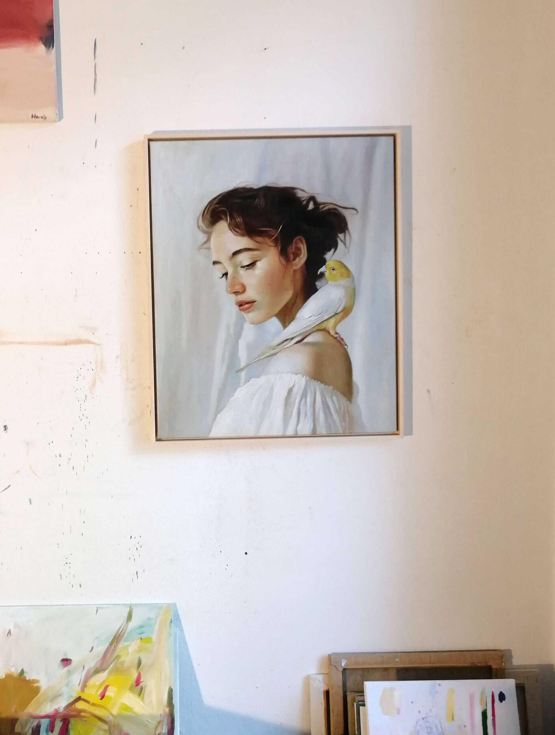 Frau mit Vogel - Christian Herzig 5