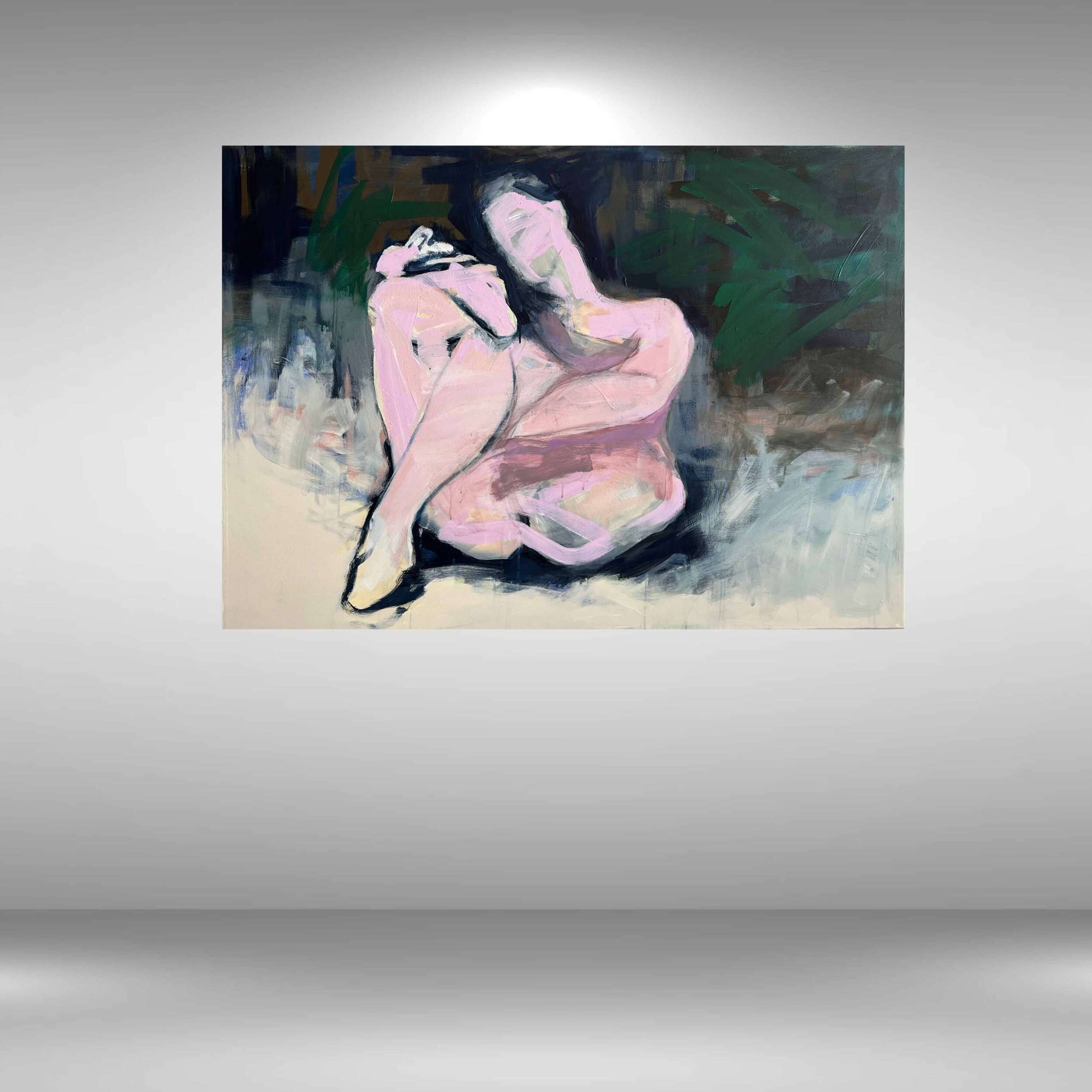 Her Stockings, Her Eyes - after Courbet - Anja Edelmann 2