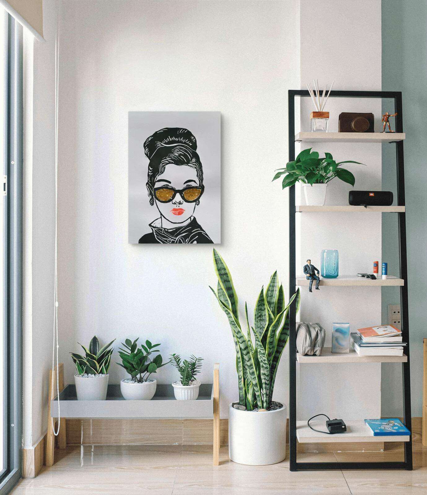 THE COOL GIRL 03 Linolschnitt - Sybille Stein 6