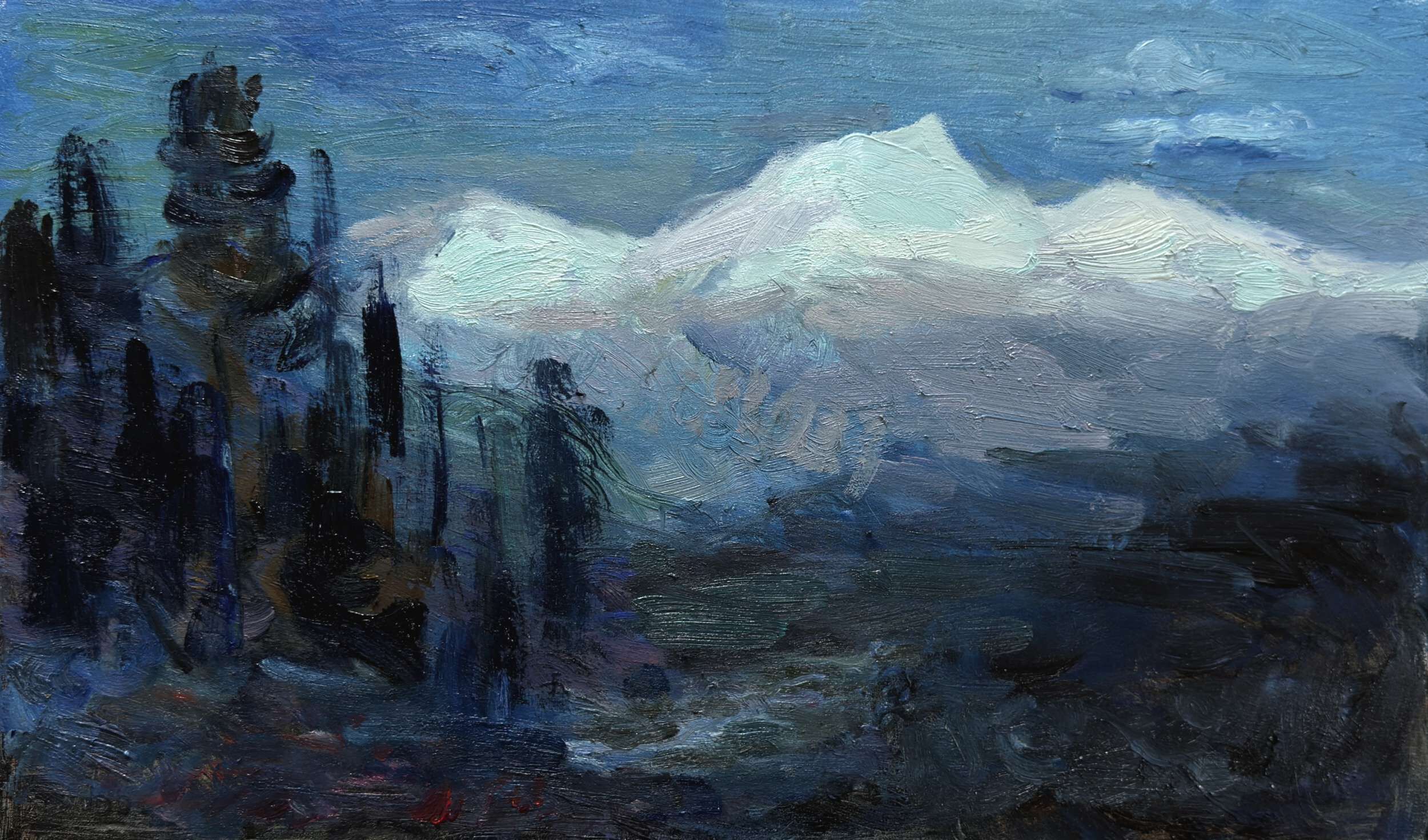 Night Alps - Bohdan  Dobrivskyi  1