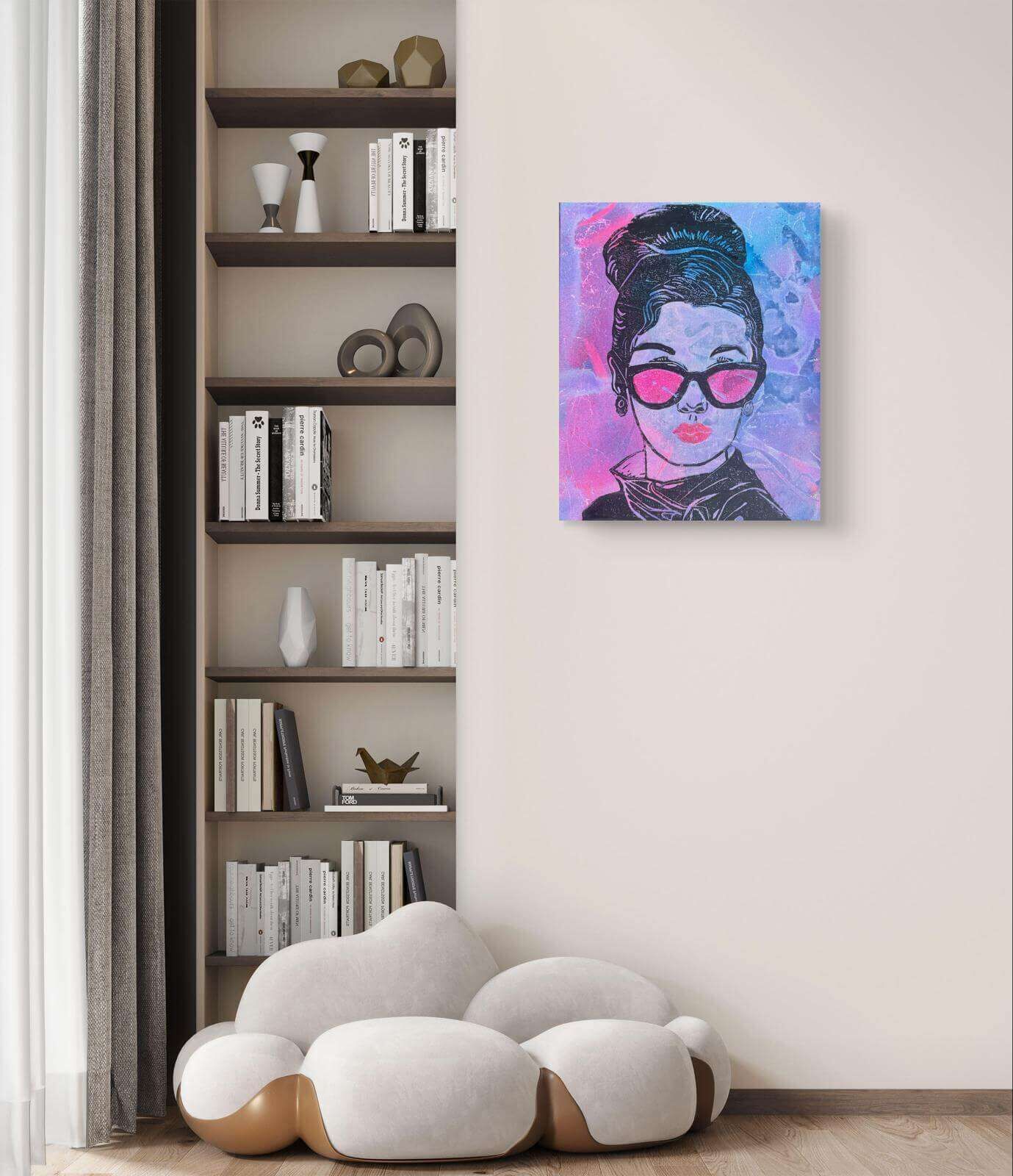 THE COOL COLOURGIRL 01 Linolschnitt - Sybille Stein THE COOL COLOURGIRL 01 Linolschnitt - Sybille Stein 5