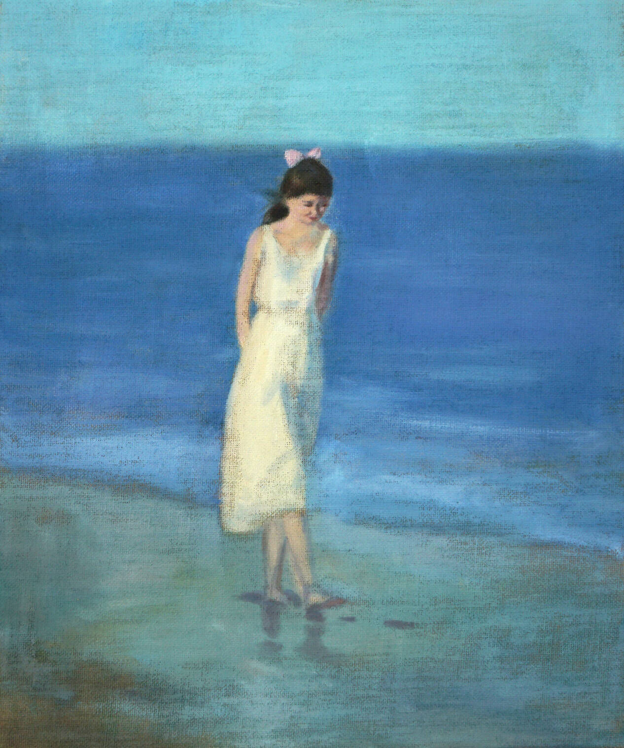 Frau am Meer III - Christian Herzig 1