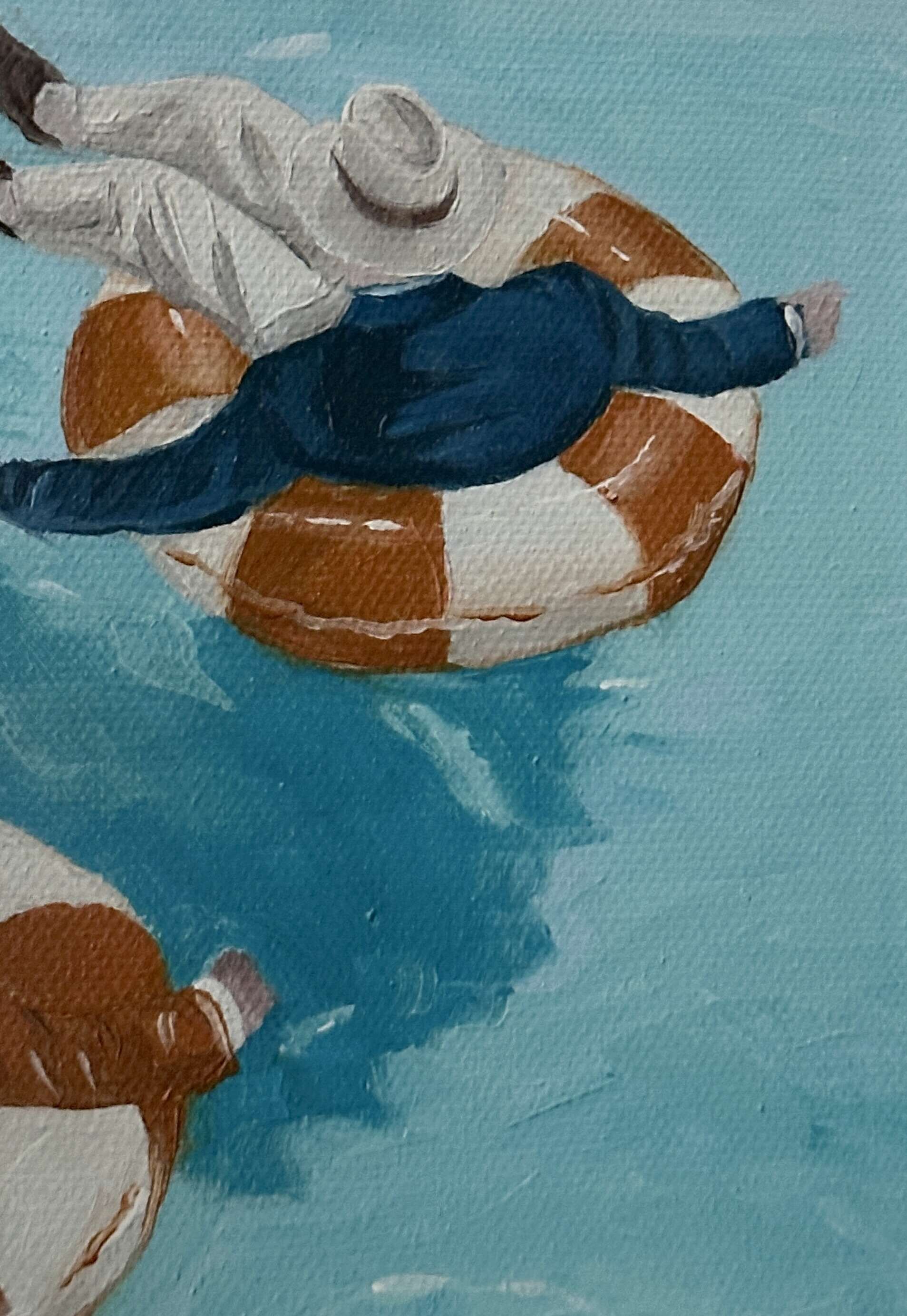 casually swimming - fine art print/Kunstdruck - Jana Mertens 4