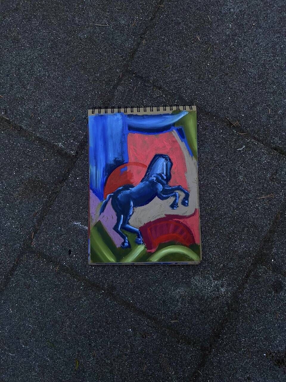 mi caballo azul  - Juliana Gutiérrez Wiest 1