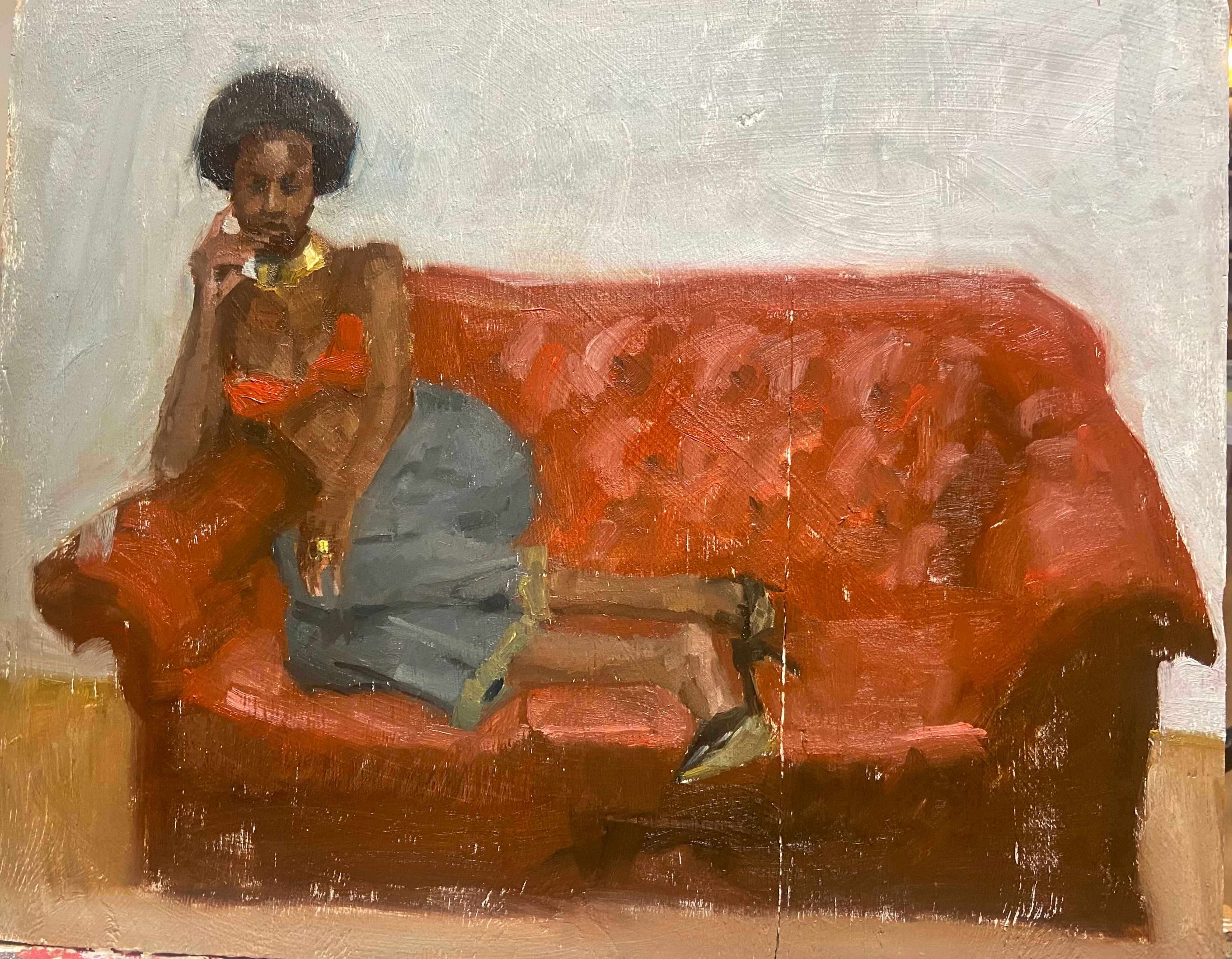 Vanessa auf der Couch - Lilli Geyer 1