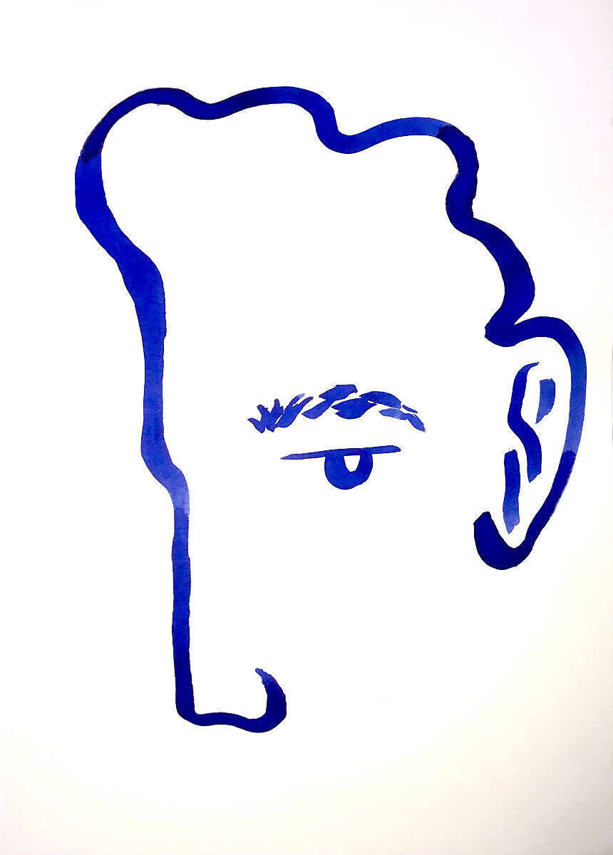 L'homme bleu