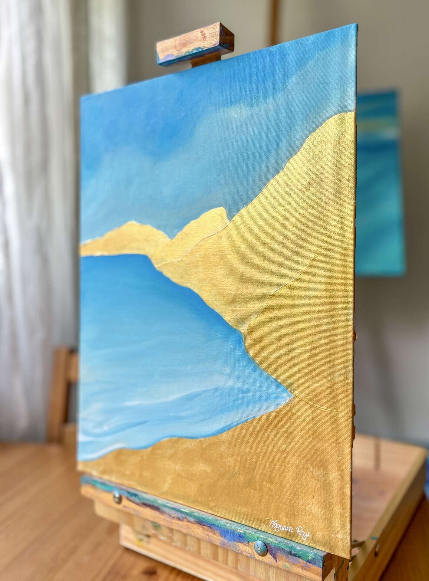 Goldene Berglandschaft - Nazanin Raji 3
