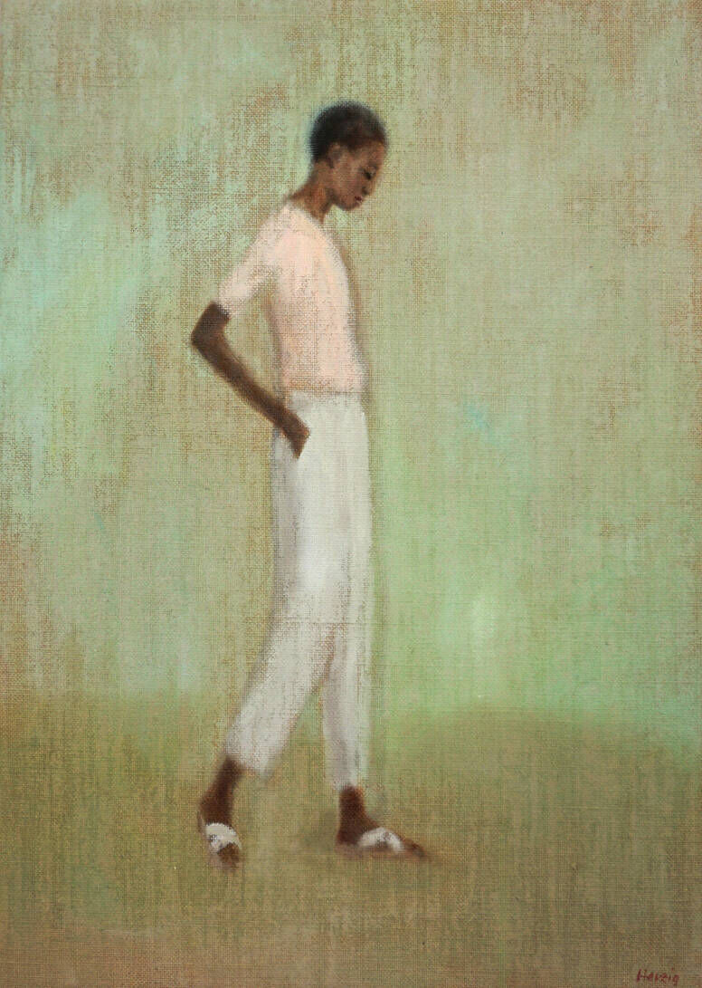 Frau in weißer Hose II - Christian Herzig 1