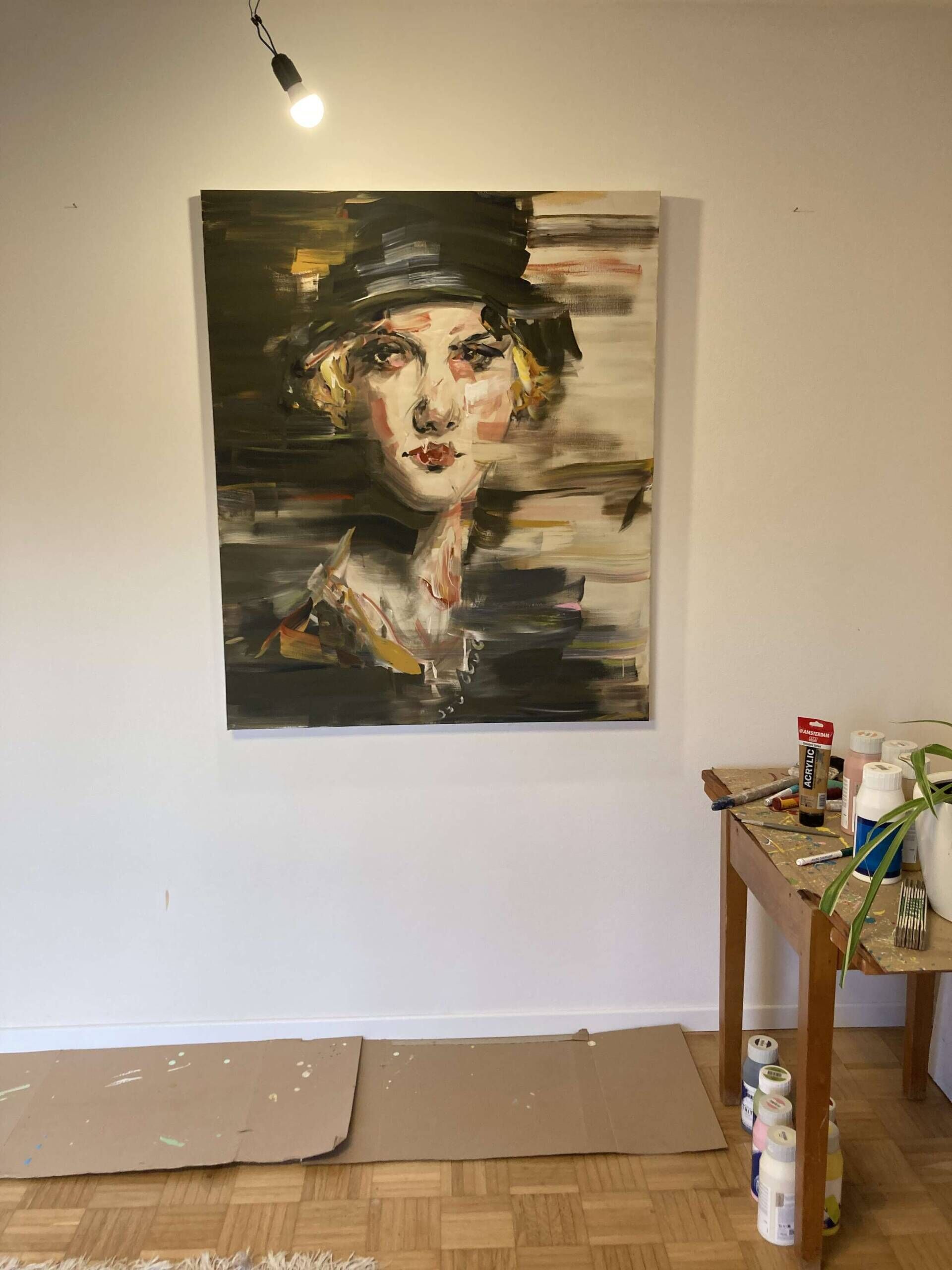 Dame im Schattenhut - Kim Helbig 7