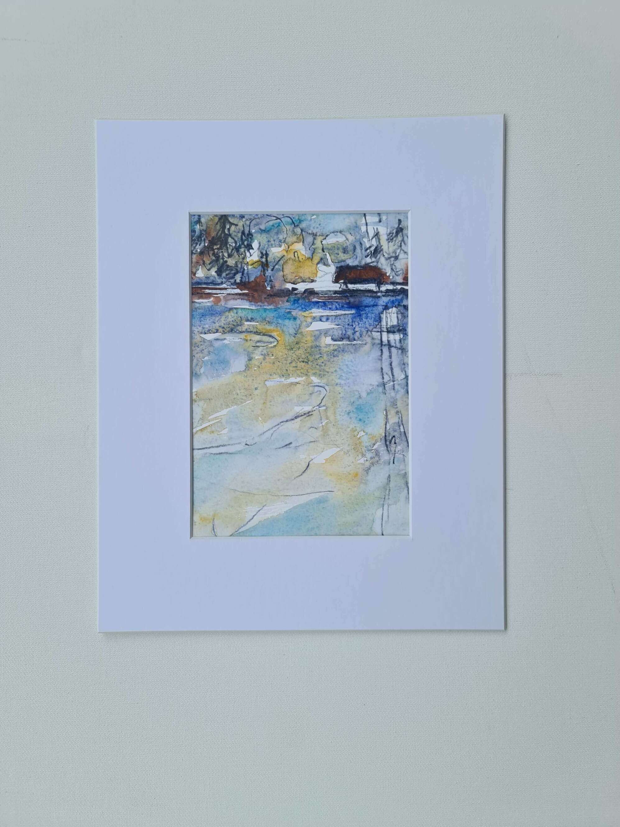 Aquarell am See 1 - Annegret Mainz 3