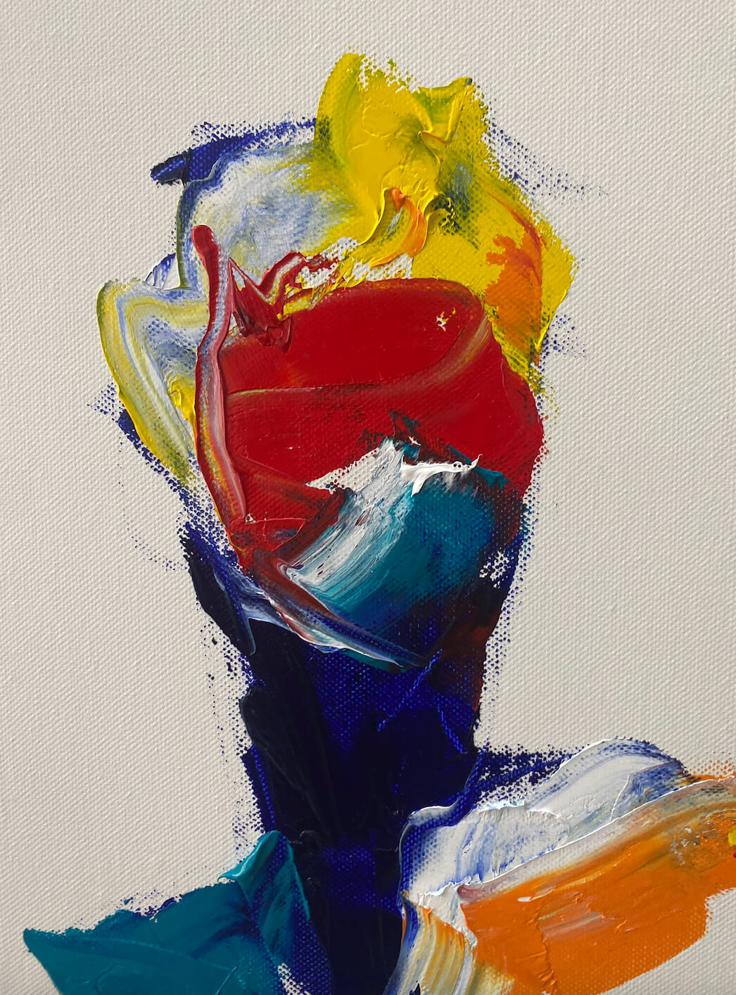Selbstportrait Bunt III - Leonel Perez 1