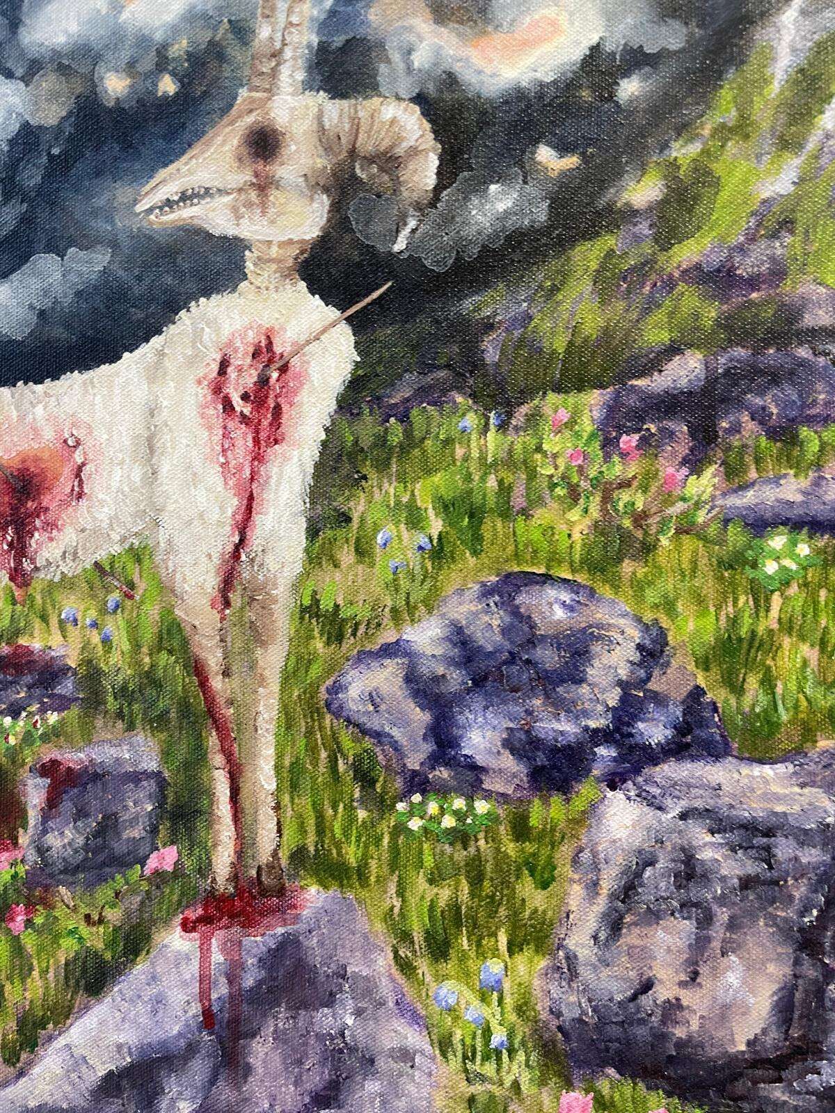 verletztes Tier in Berglanschaft - Michaela Jank 3