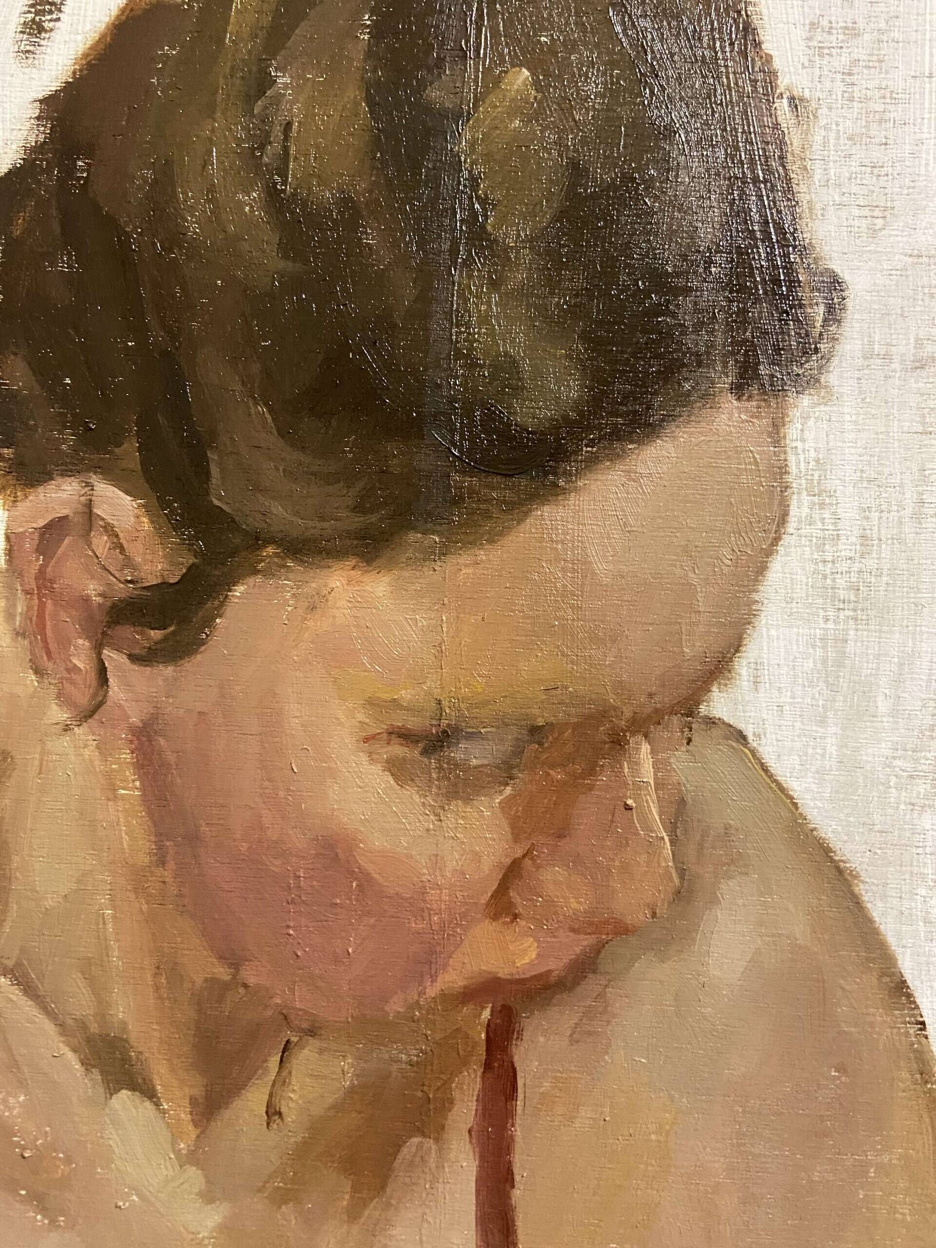 Elisa auf grünem Stuhl  - Lilli Geyer 3