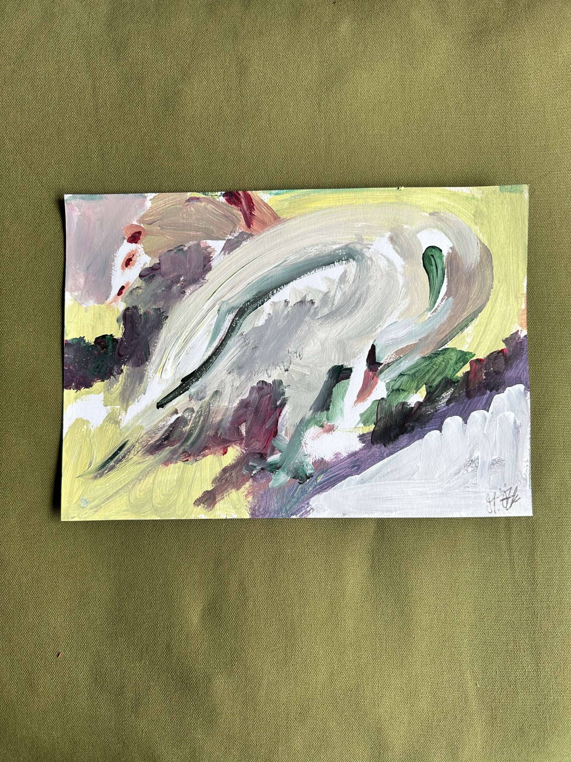 Portrait eines Schwanes  - Melek Özer 2