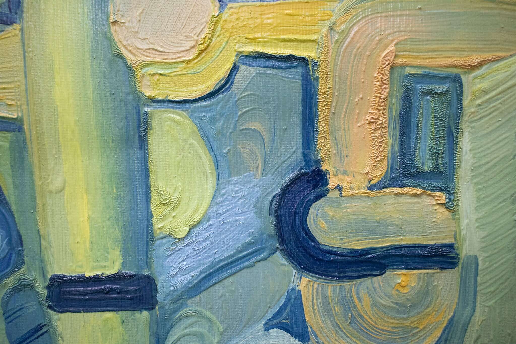 Composition with blue and green - Quang Minh Tran 2