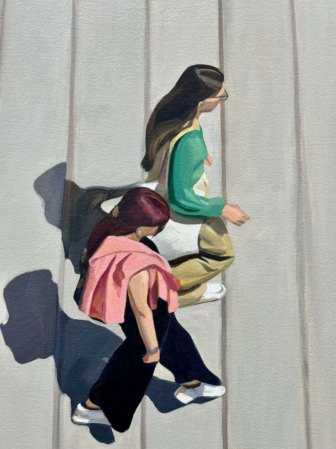 Mädchen auf der Treppe - Fancheng Xu 4