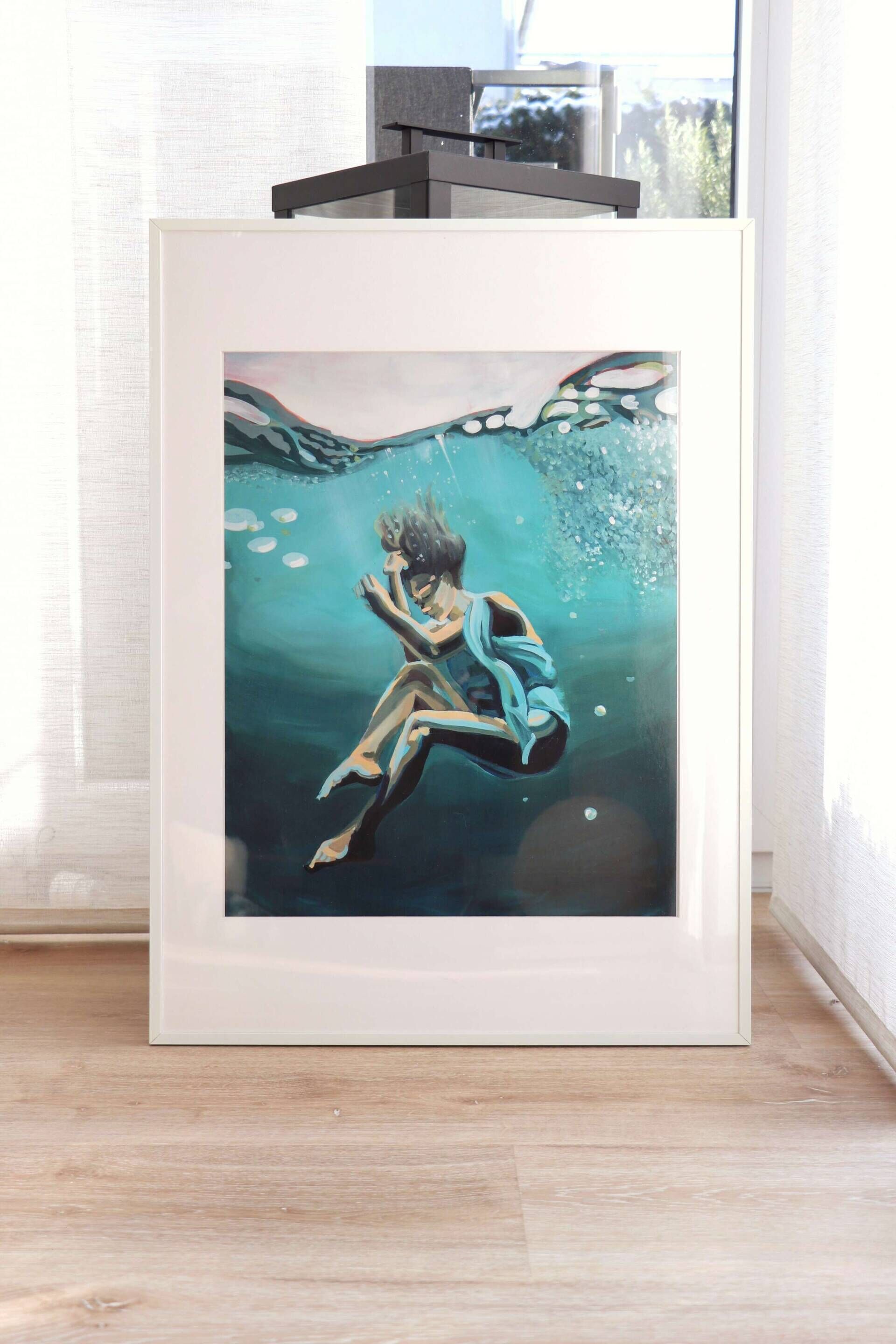 Leben im Wasser - Druck in A2 - Lilian Hermann 1