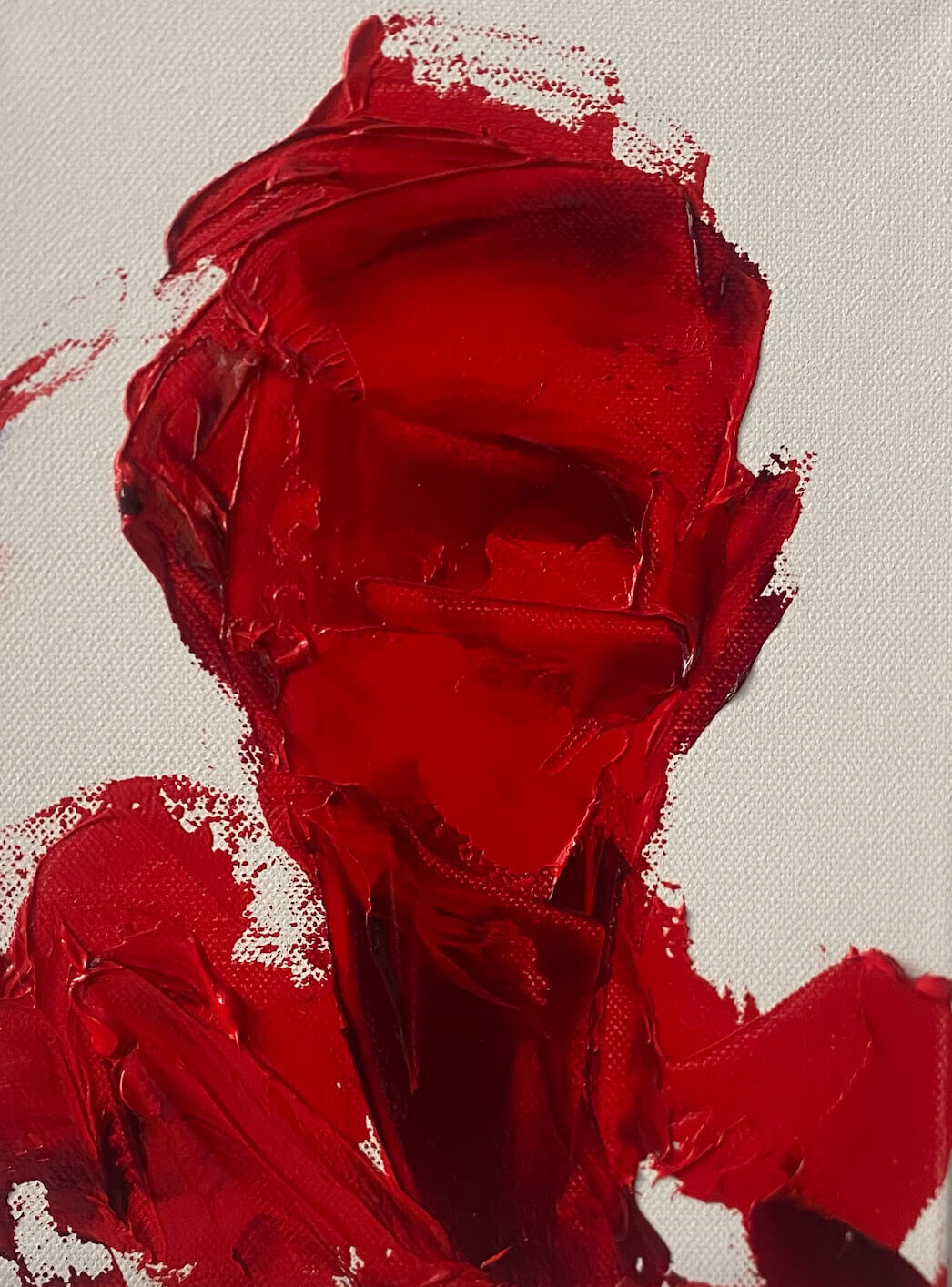 Sselbstportrait Rot V - Leonel Perez 1