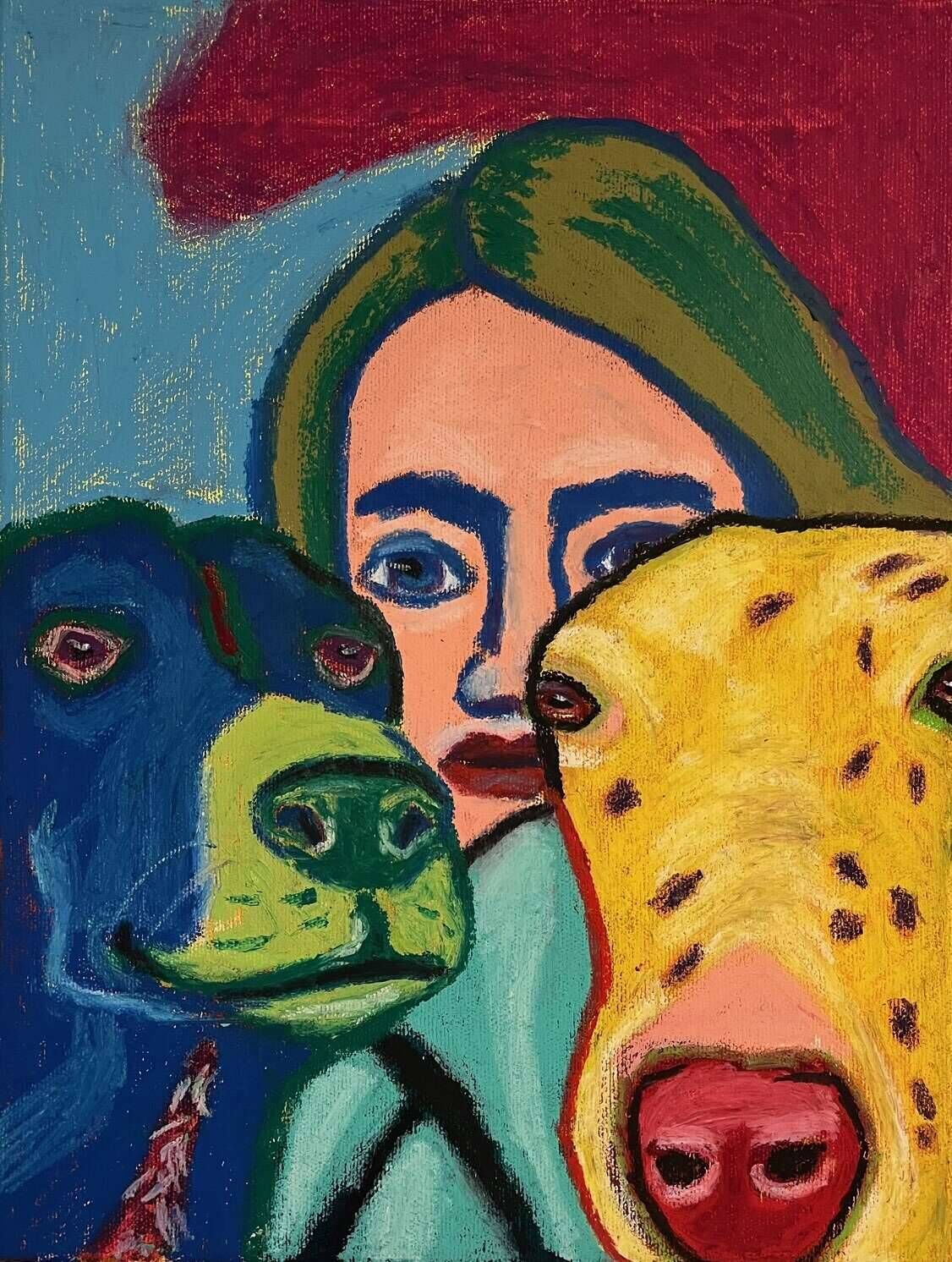 Drei Freunde - Anna Hopfensberger 1