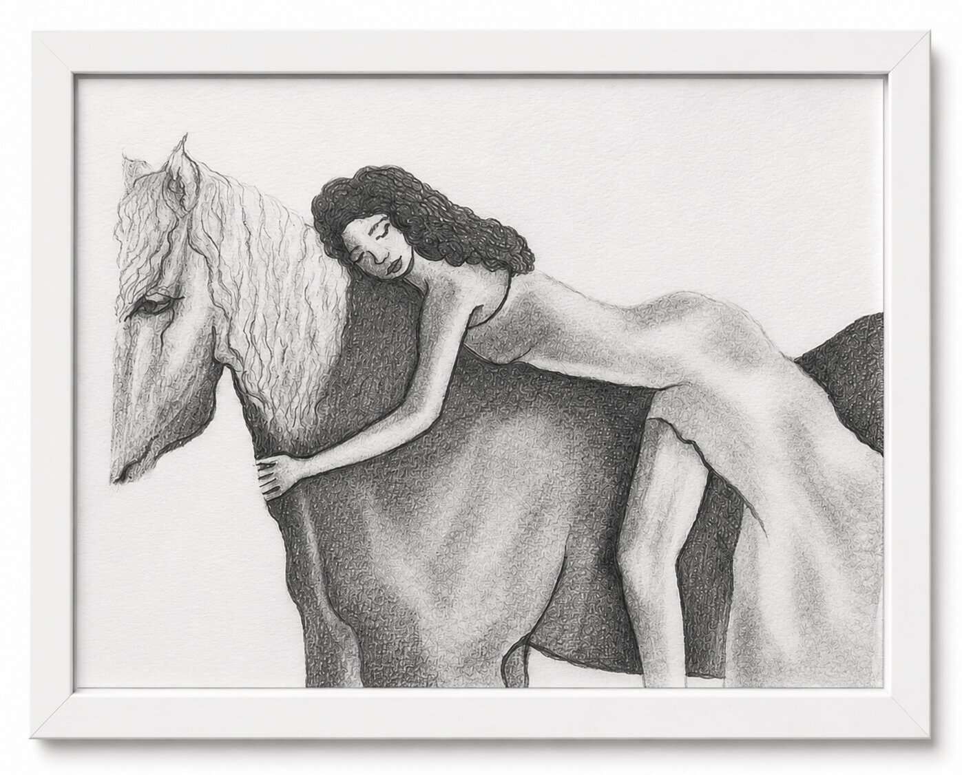 Girl and Horse - Teuta Pashnjari 1