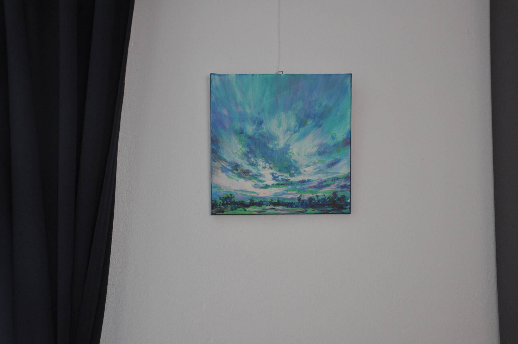 Wolkenlandschaft Cyan