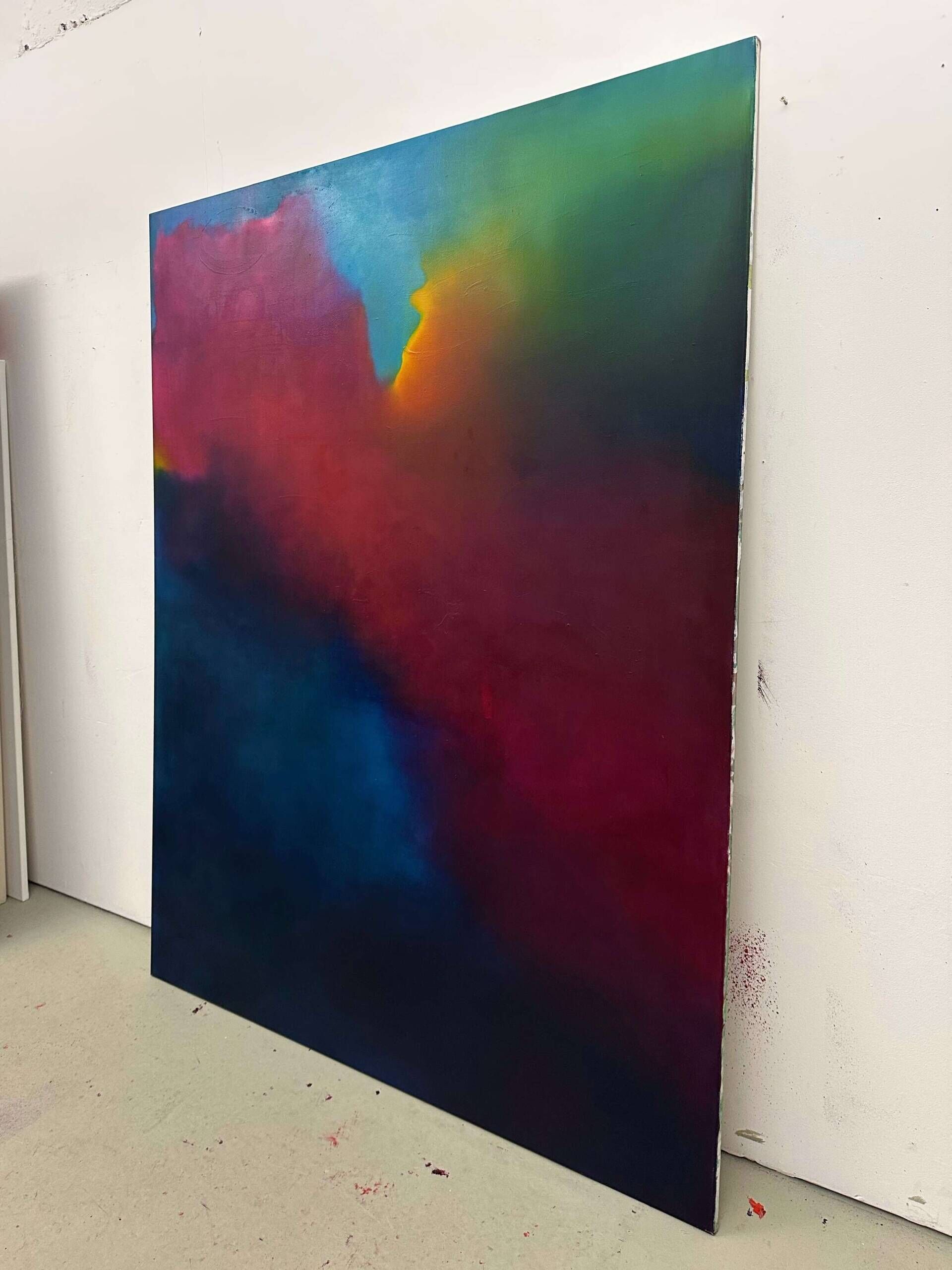 Farbbad Blaumagentagrüngelbtürkis - Antje Bockeloh 5