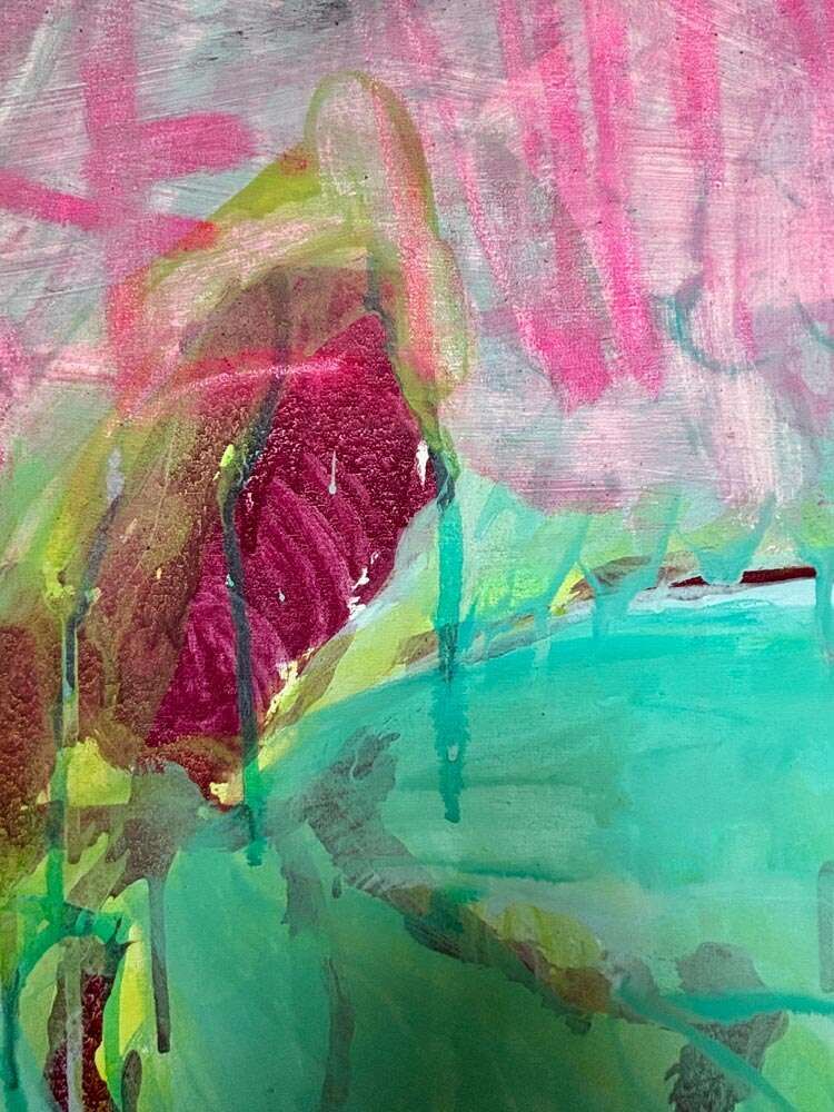 Blauer Himmel Braune Erde Bunte Wiese - Jana Gruszeninks 3