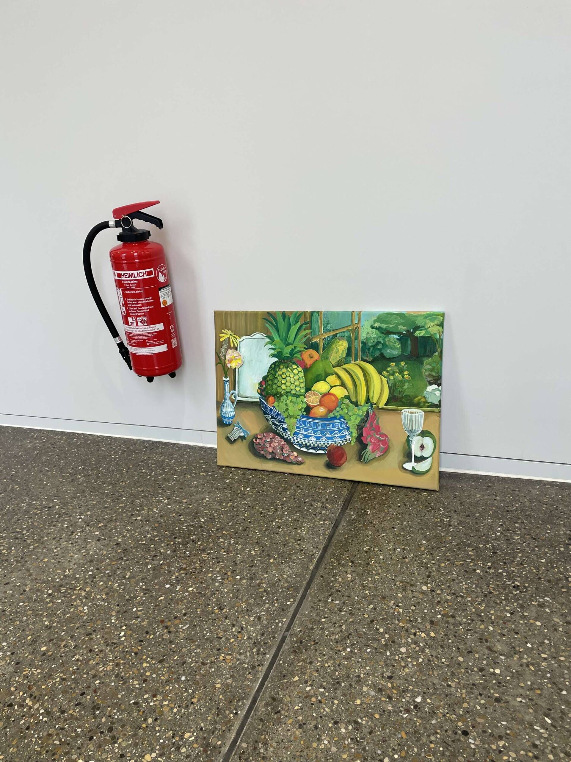 Stillleben mit Obstschale - Delja Wilfert 1