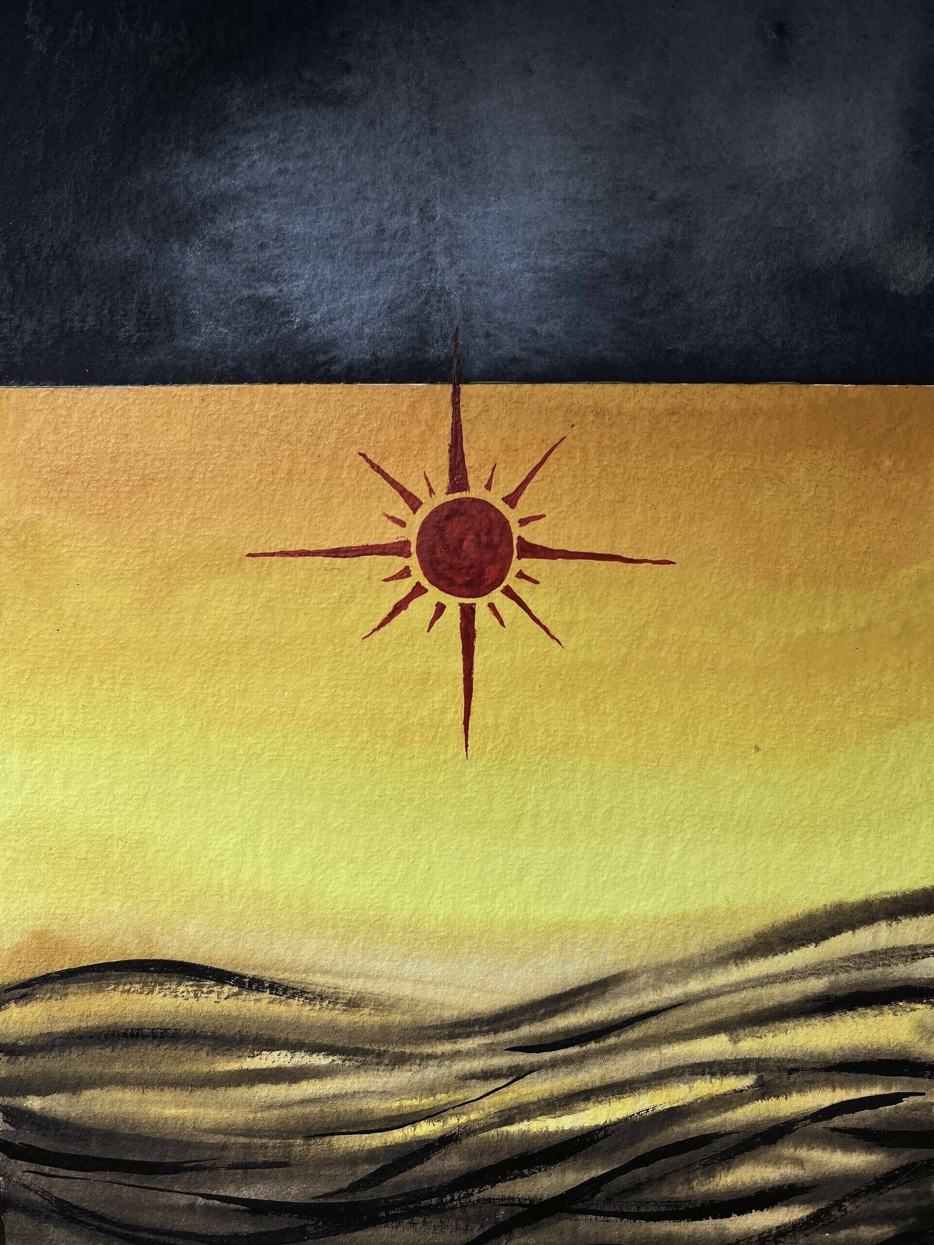 The sun unhoused - I saw 1