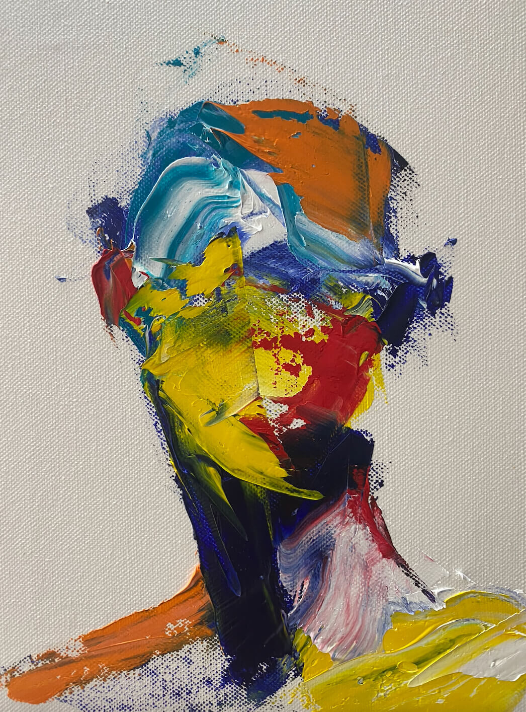 Selbstportrait Bunt I - Leonel Perez 1
