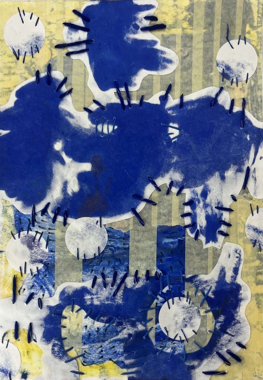 ein blaues Bild ohne Menschen - Lara Burgmann 1