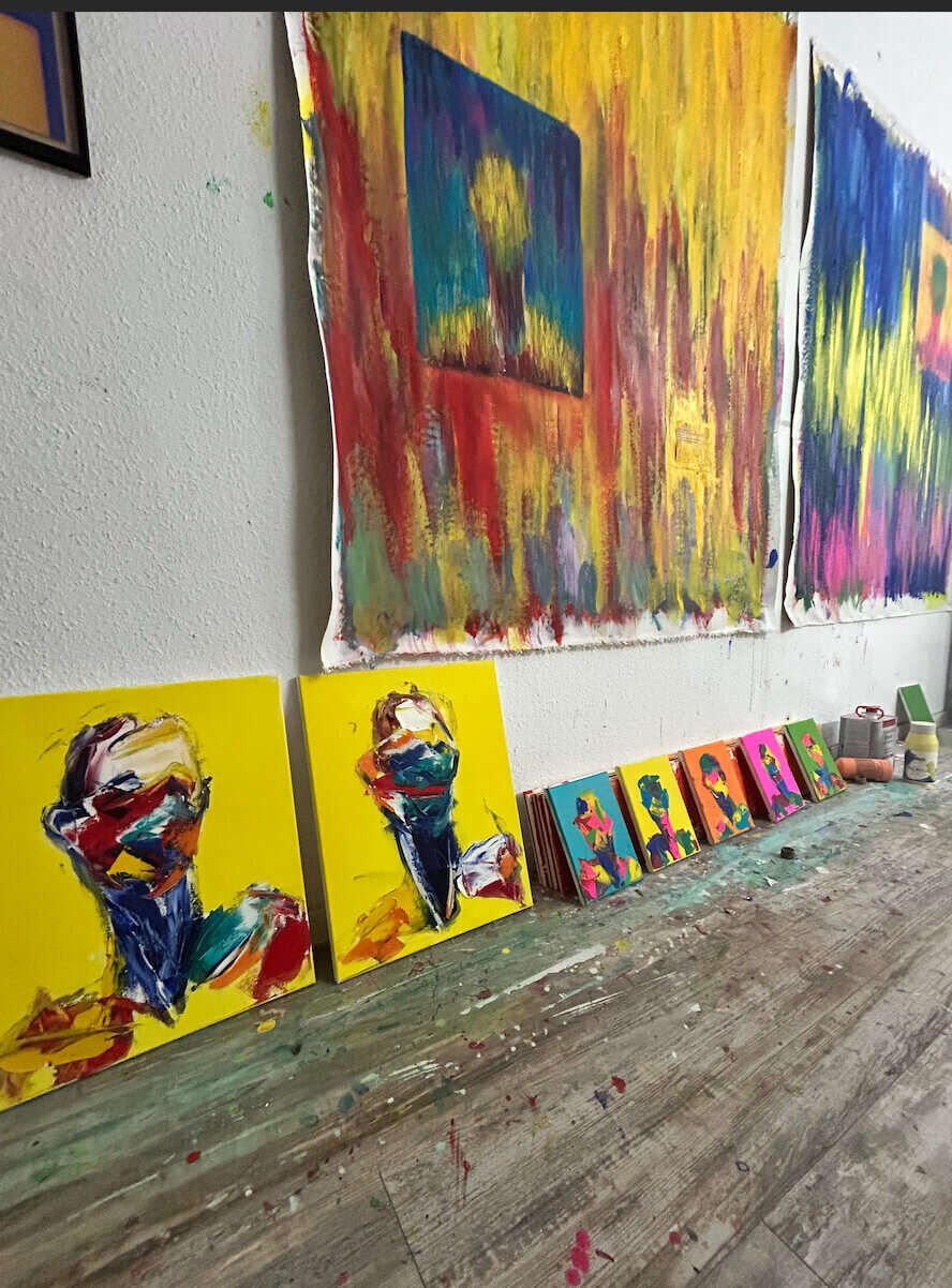 Colour Portrait Gelb I - Leonel Perez 1