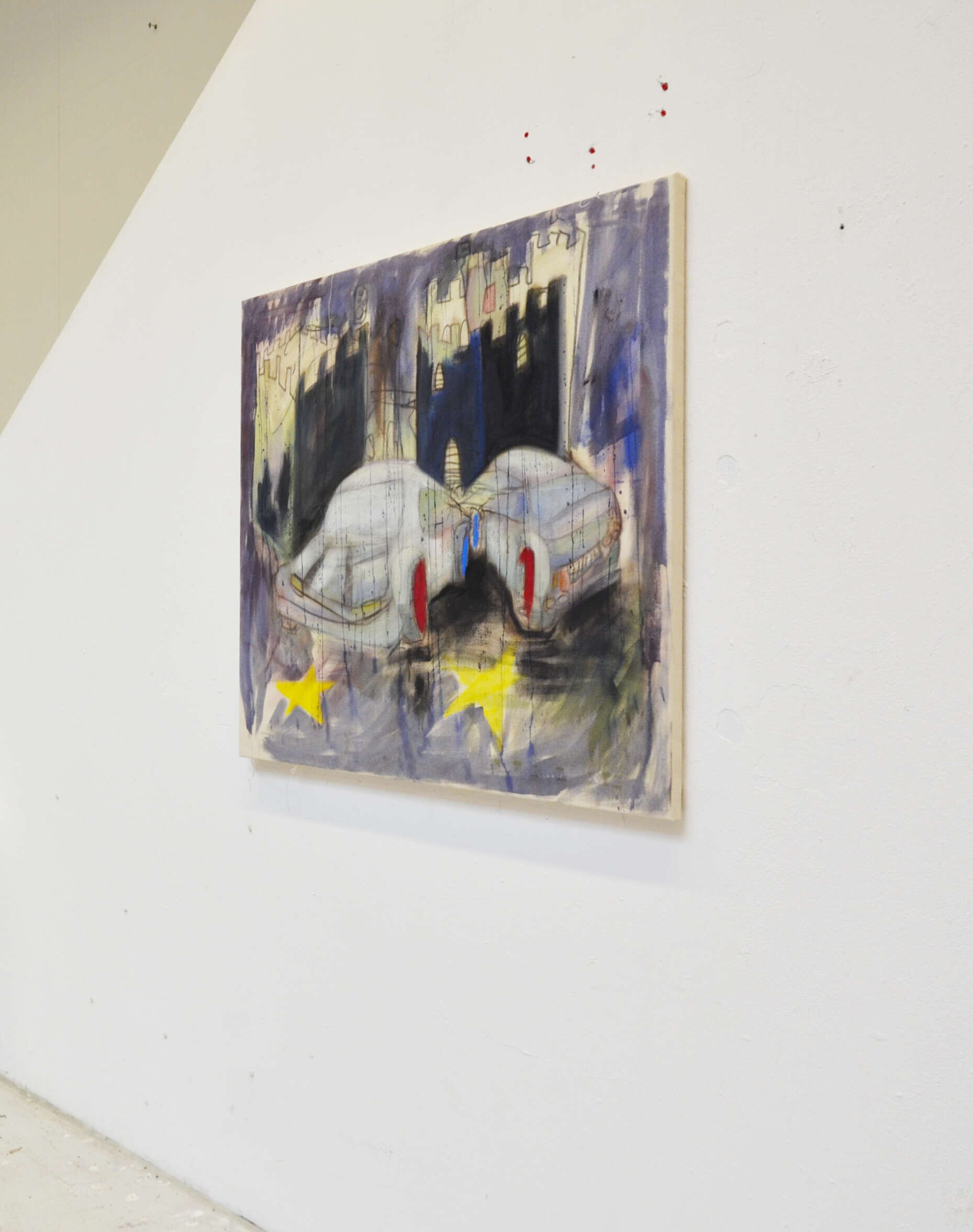 Morgens vor der Burgeinfahrt - Emilia Clio 3