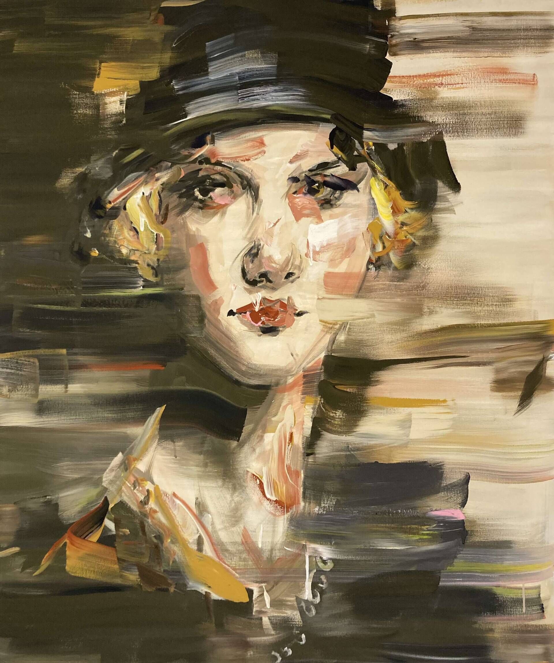 Dame im Schattenhut - Kim Helbig 1