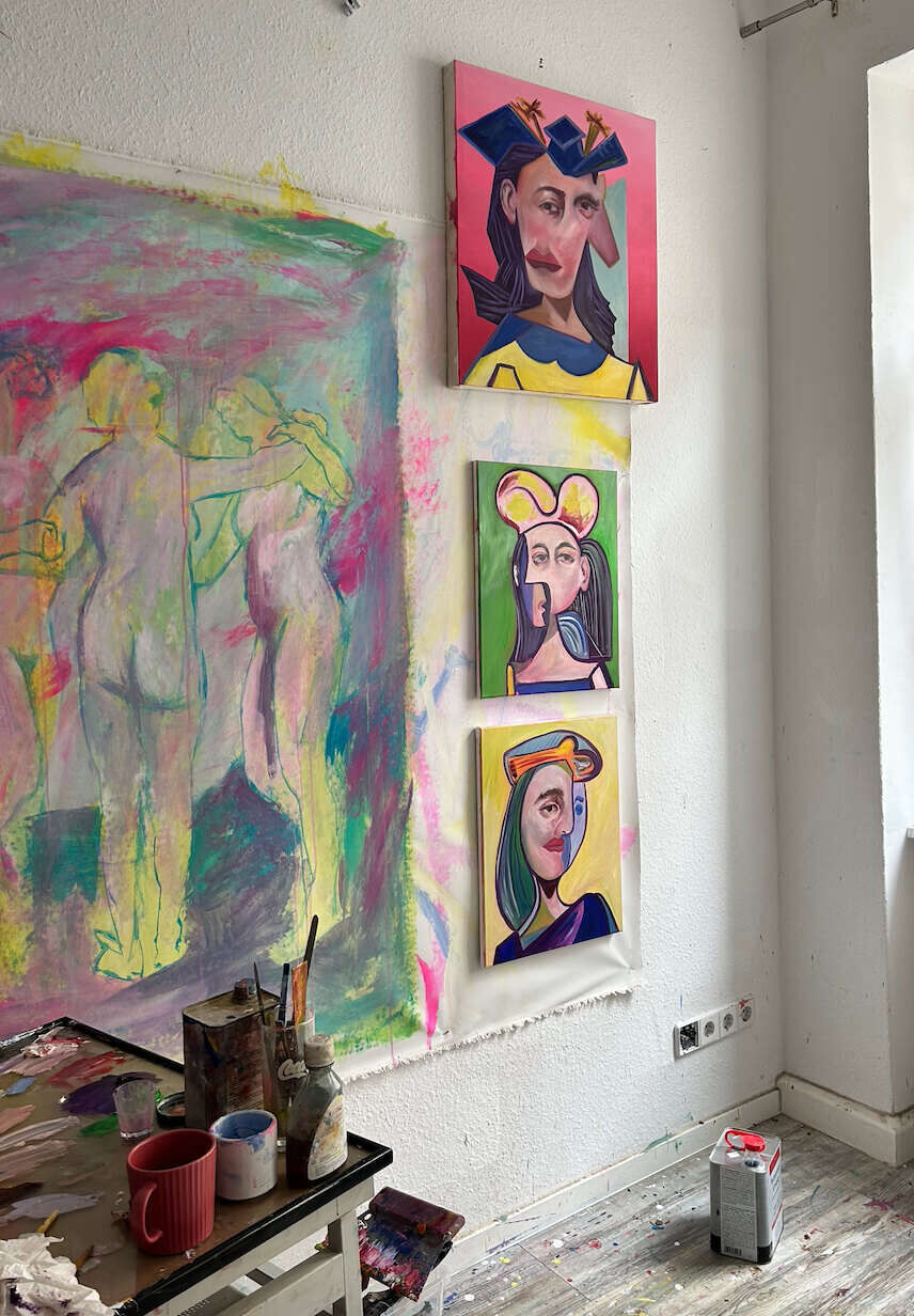 Critical Deconstruction of the Muse after Picasso IV - Leonel Perez 2