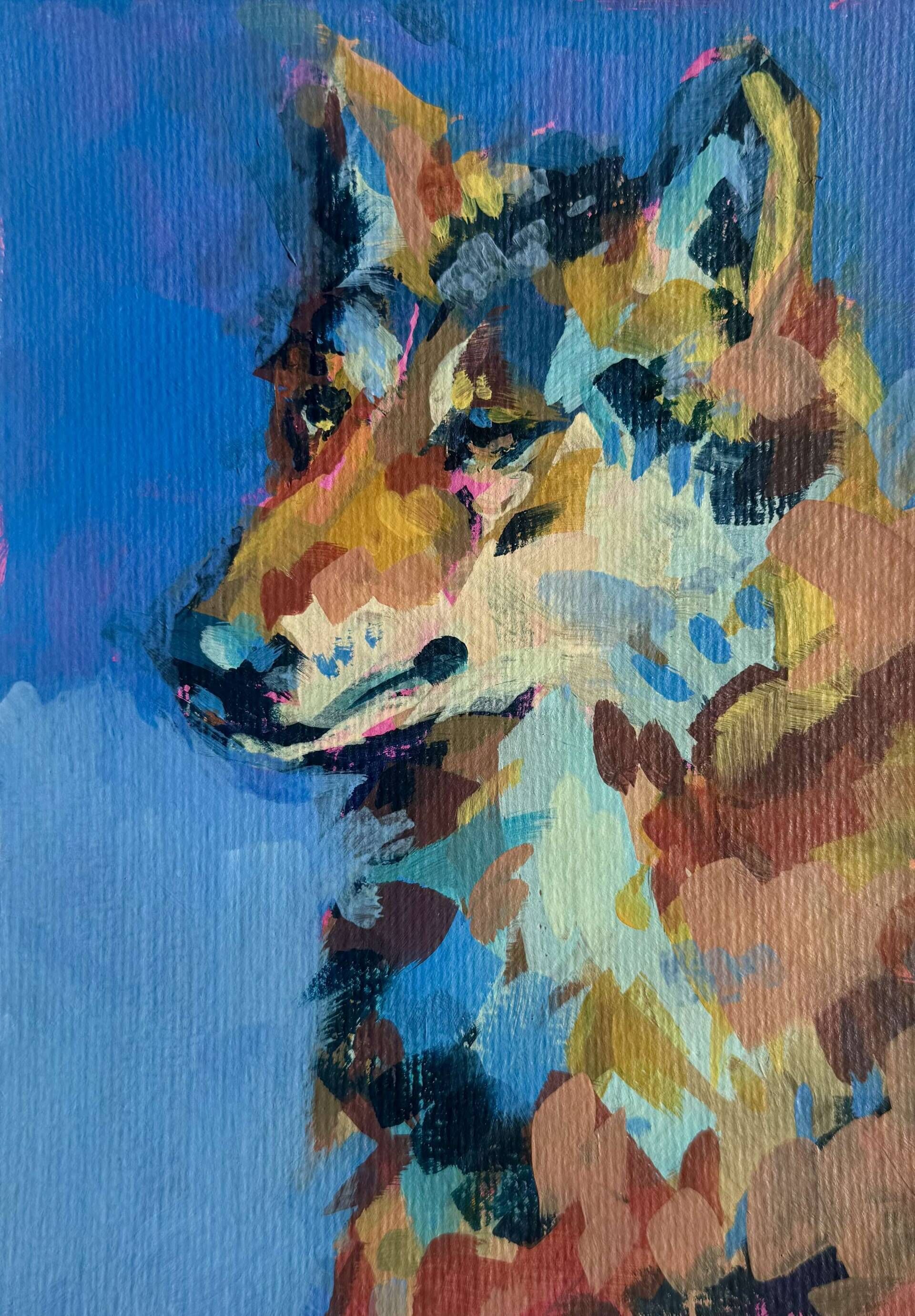 Studie eines Wolfes - Daniel Heimgärtner 1