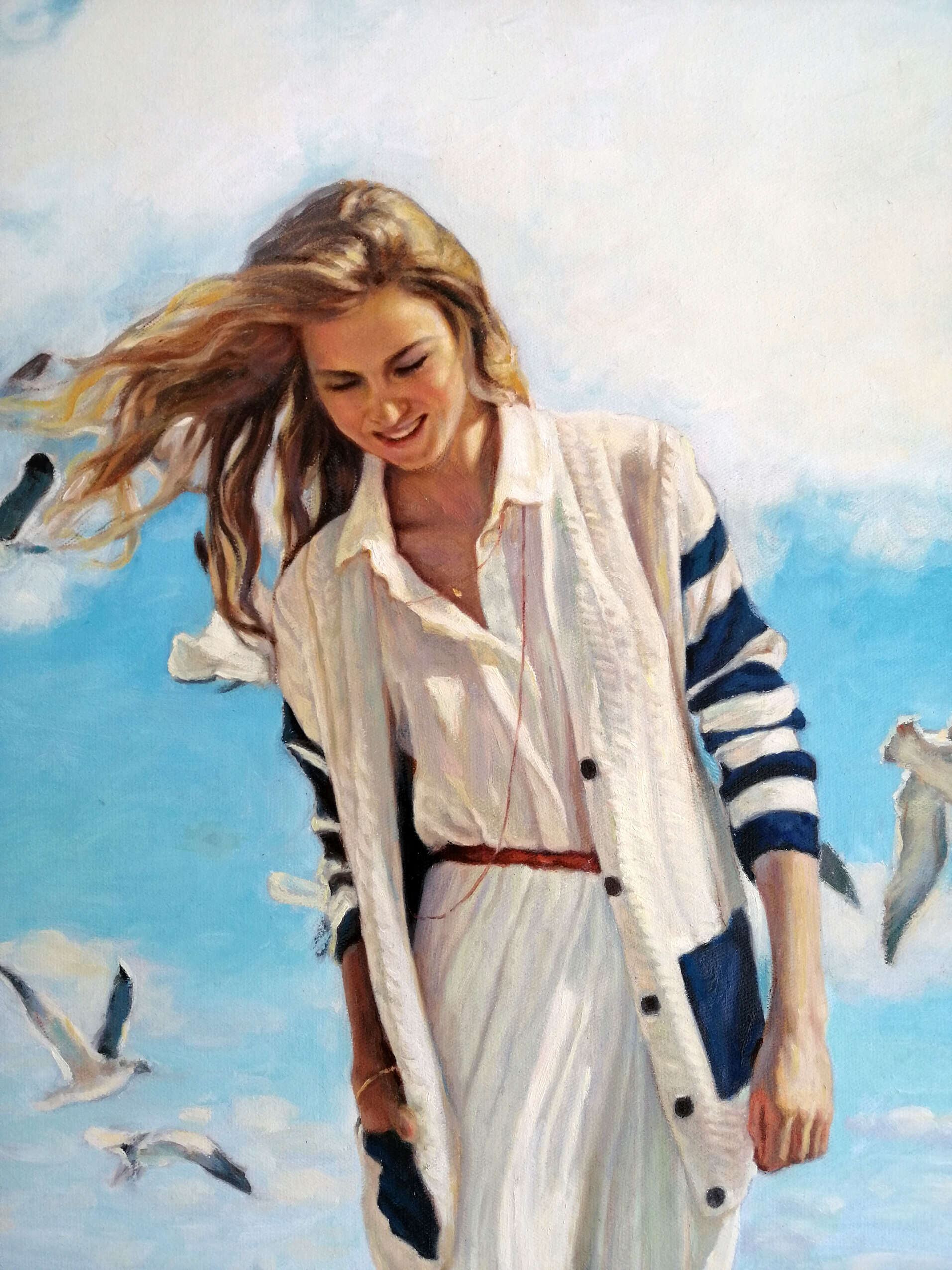 Frau mit Möven - Christian Herzig 3