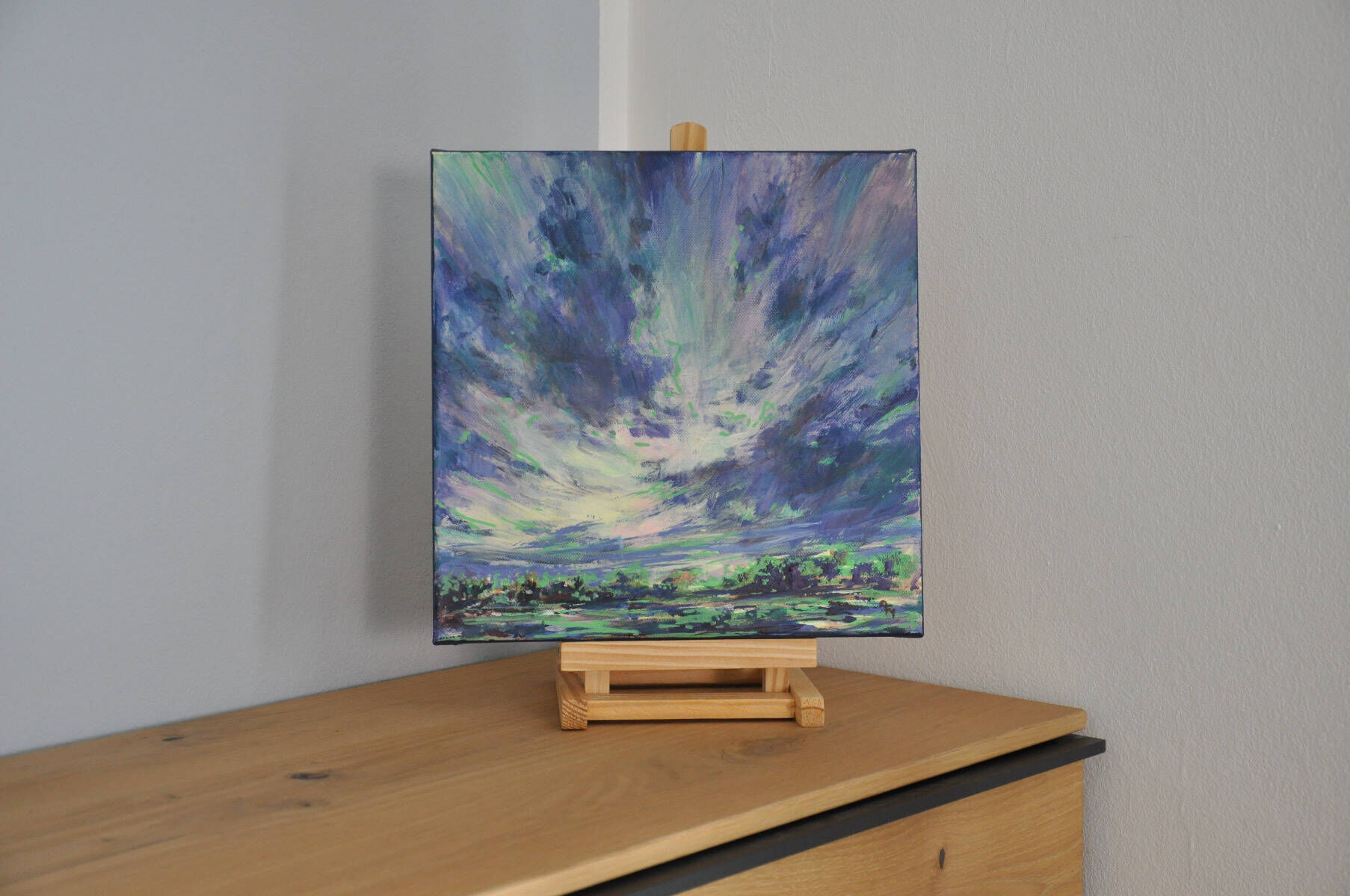 Wolkenlandschaft Blau