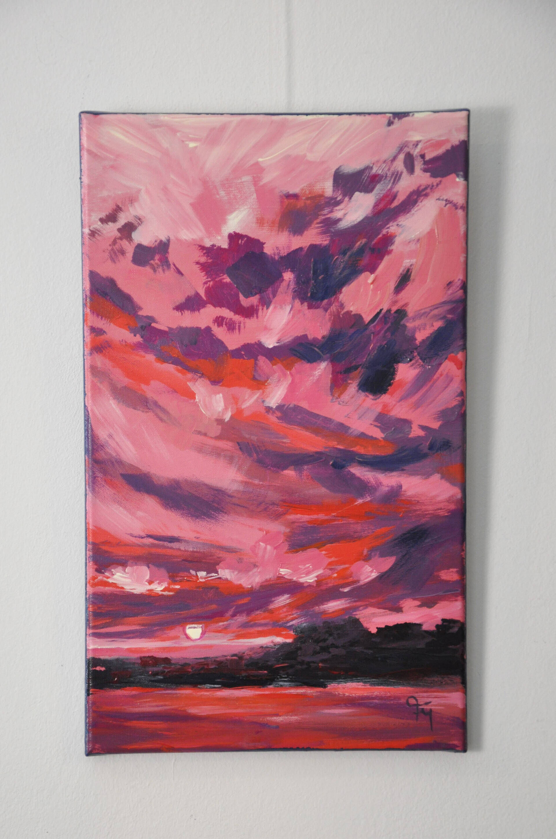 Wolkenlandschaft magenta - Melissa Faltermeier 1